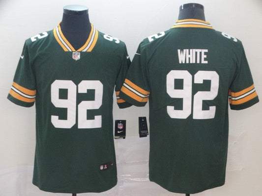 Men's Green Bay Packers Reggie White #92 Green Game Jerseys