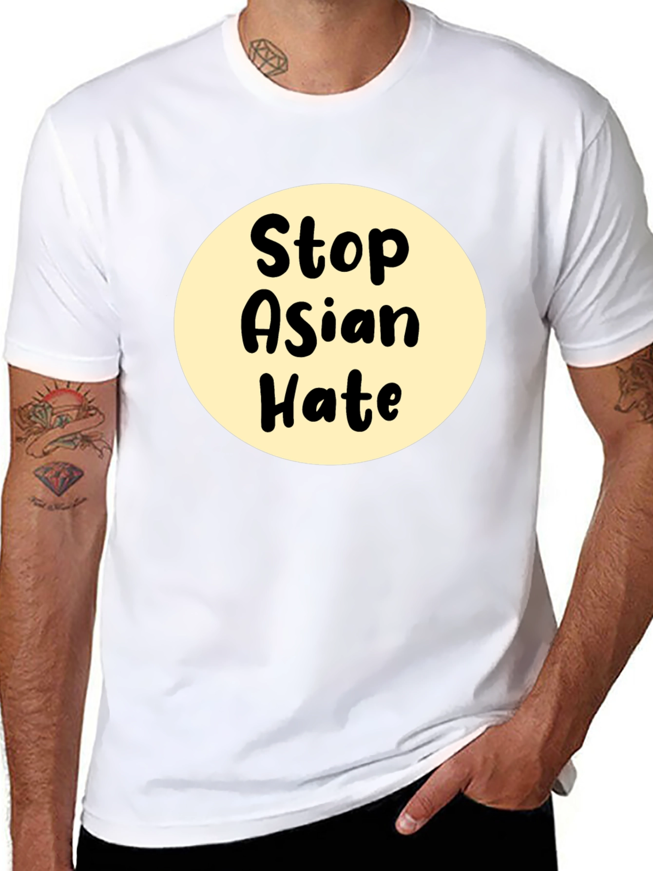 Stop Asian Hate T-Shirt - Black Activism Tee