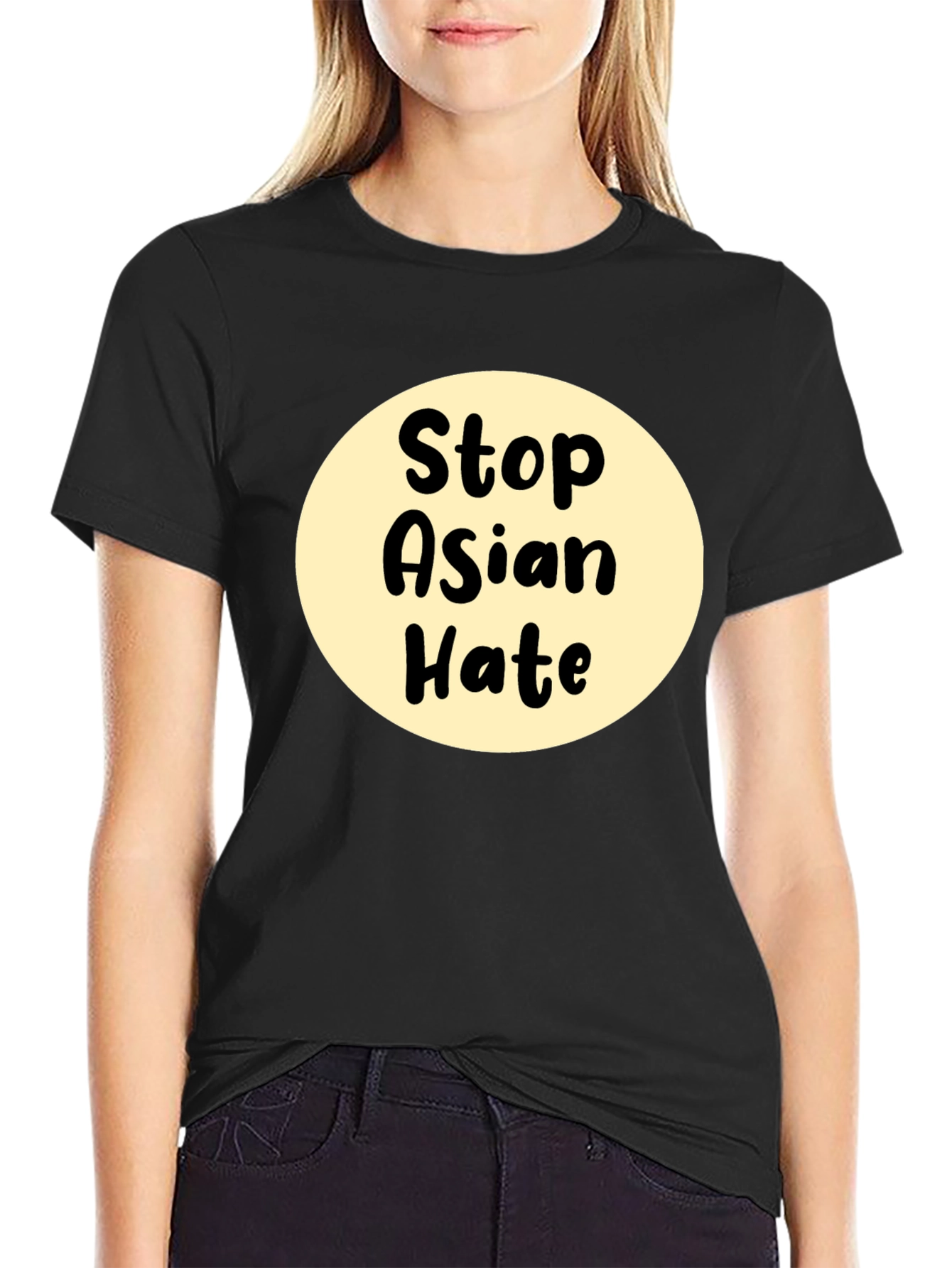 Stop Asian Hate T-Shirt - Black Activism Tee