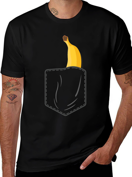 Banana Pocket T-Shirt - Quirky Graphic Tee