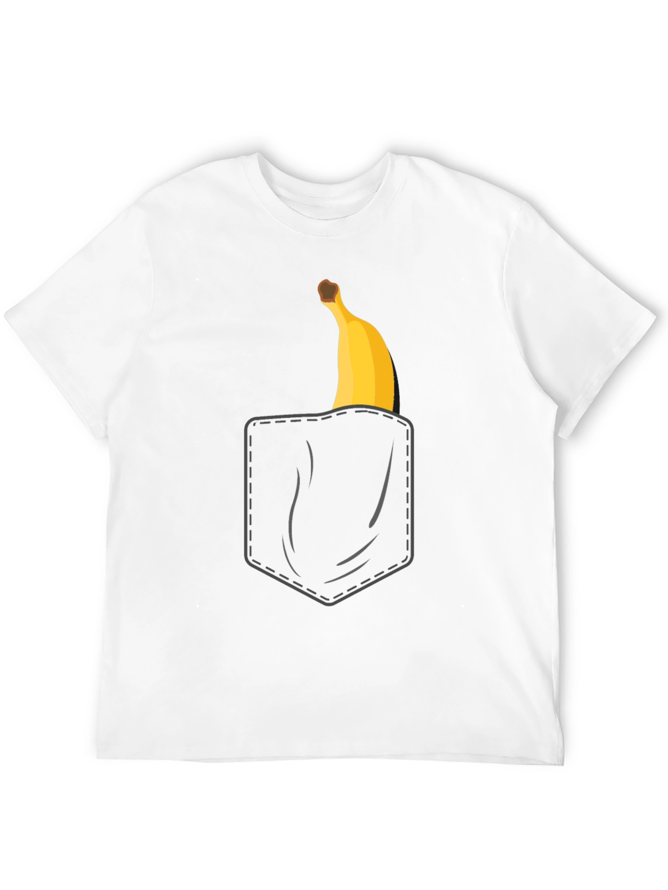 Banana Pocket T-Shirt - Quirky Graphic Tee