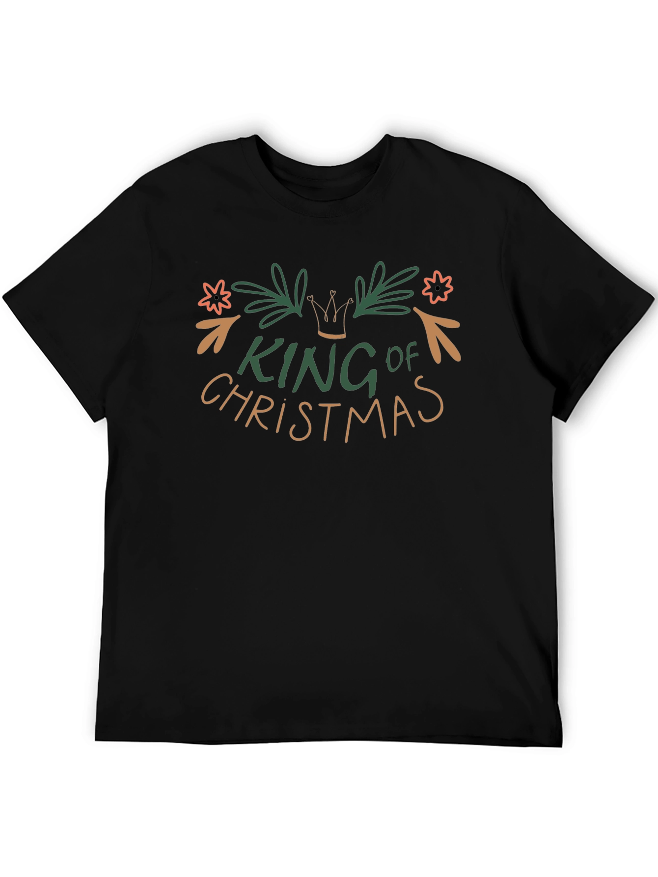 King of Christmas Graphic Tee - Holiday Apparel