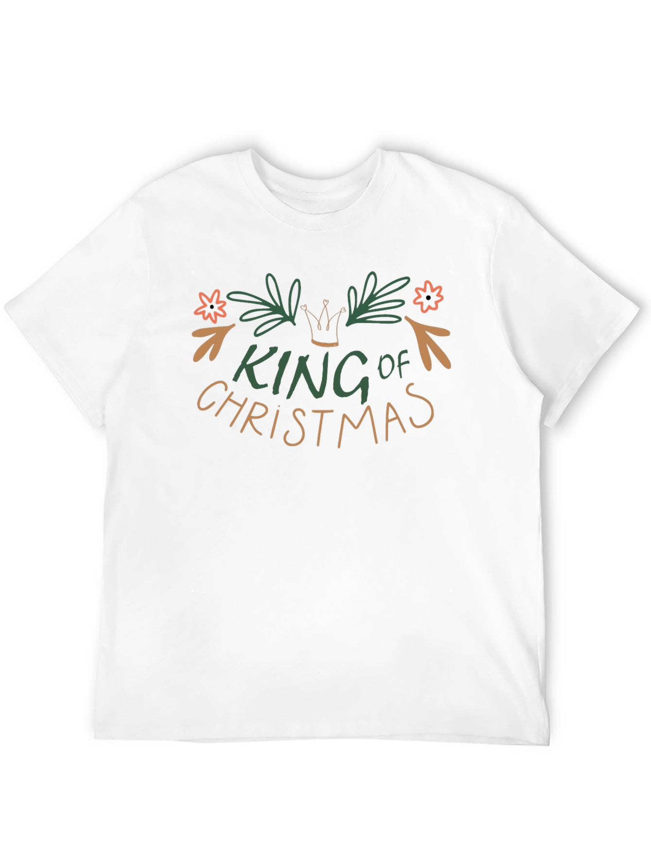 King of Christmas Graphic Tee - Holiday Apparel