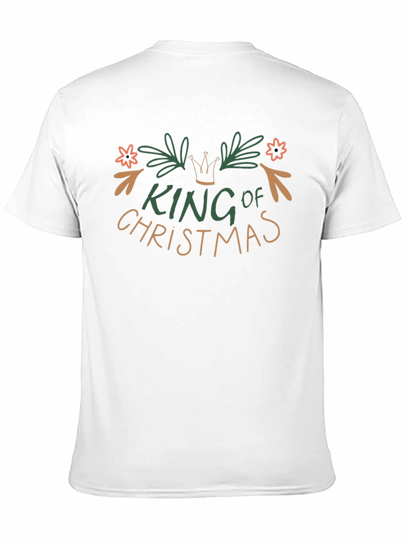 King of Christmas Graphic Tee - Holiday Apparel