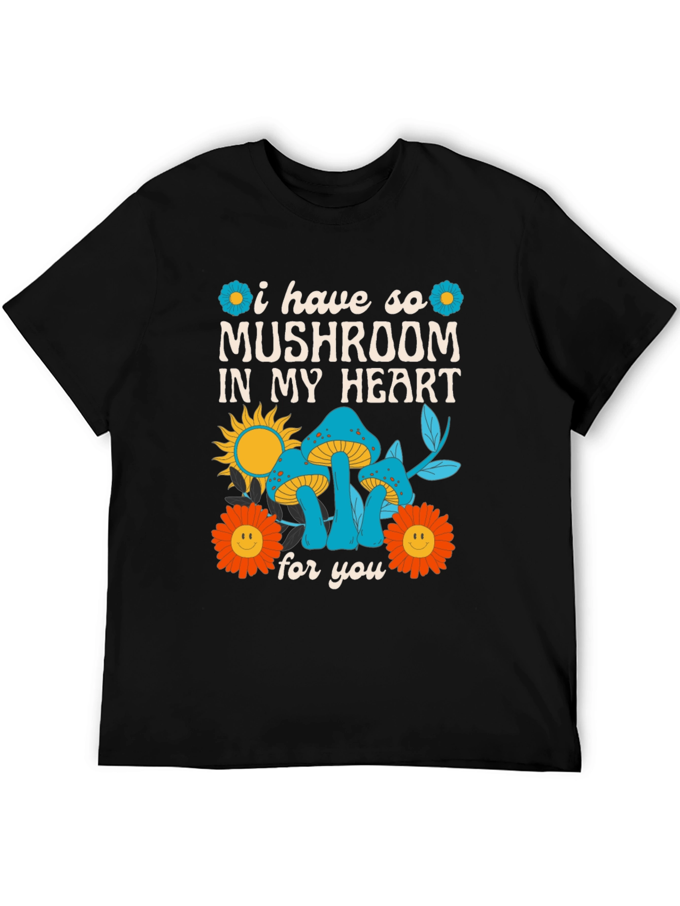 Mushroom Heart Graphic Tee