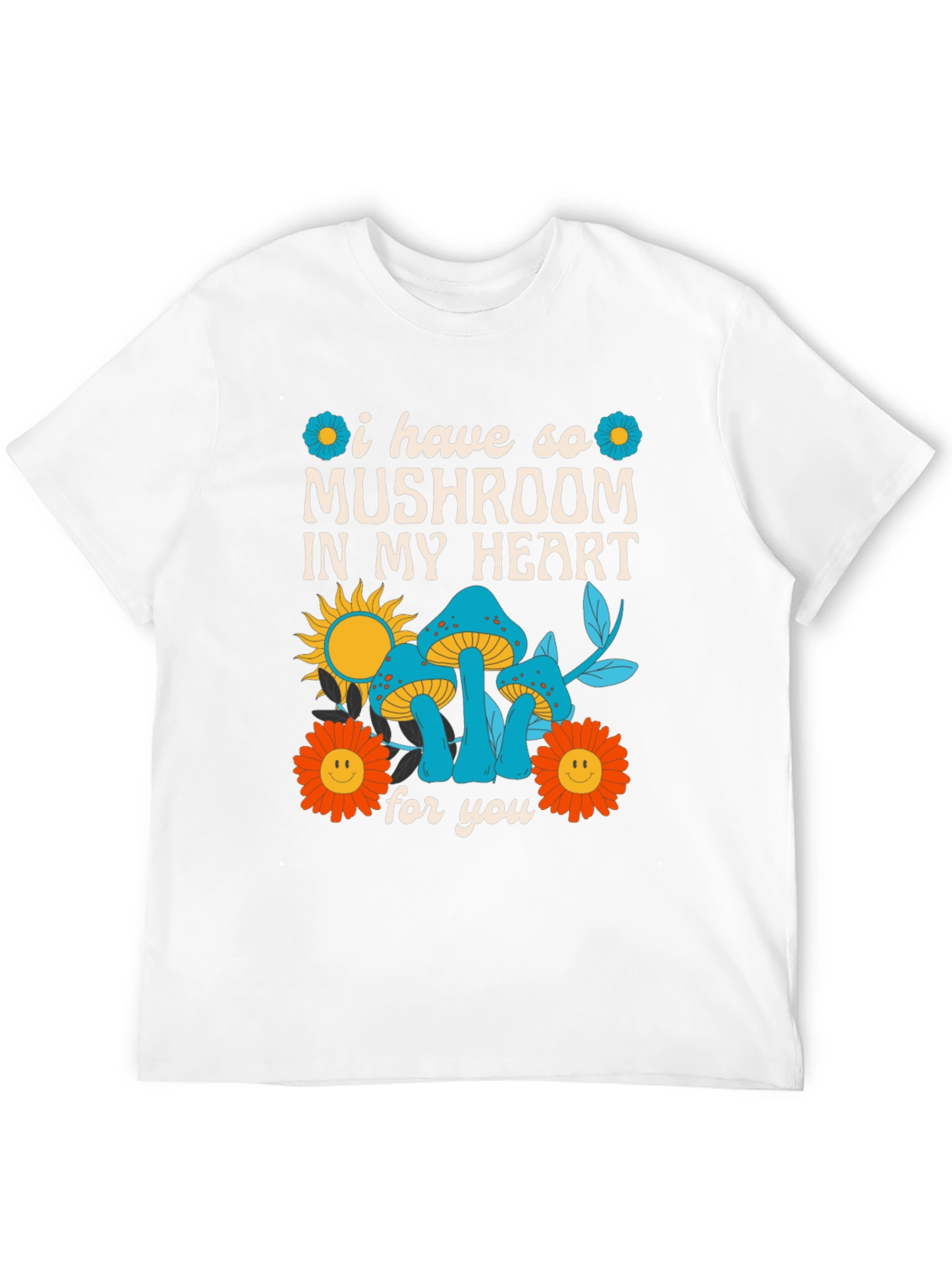 Mushroom Heart Graphic Tee