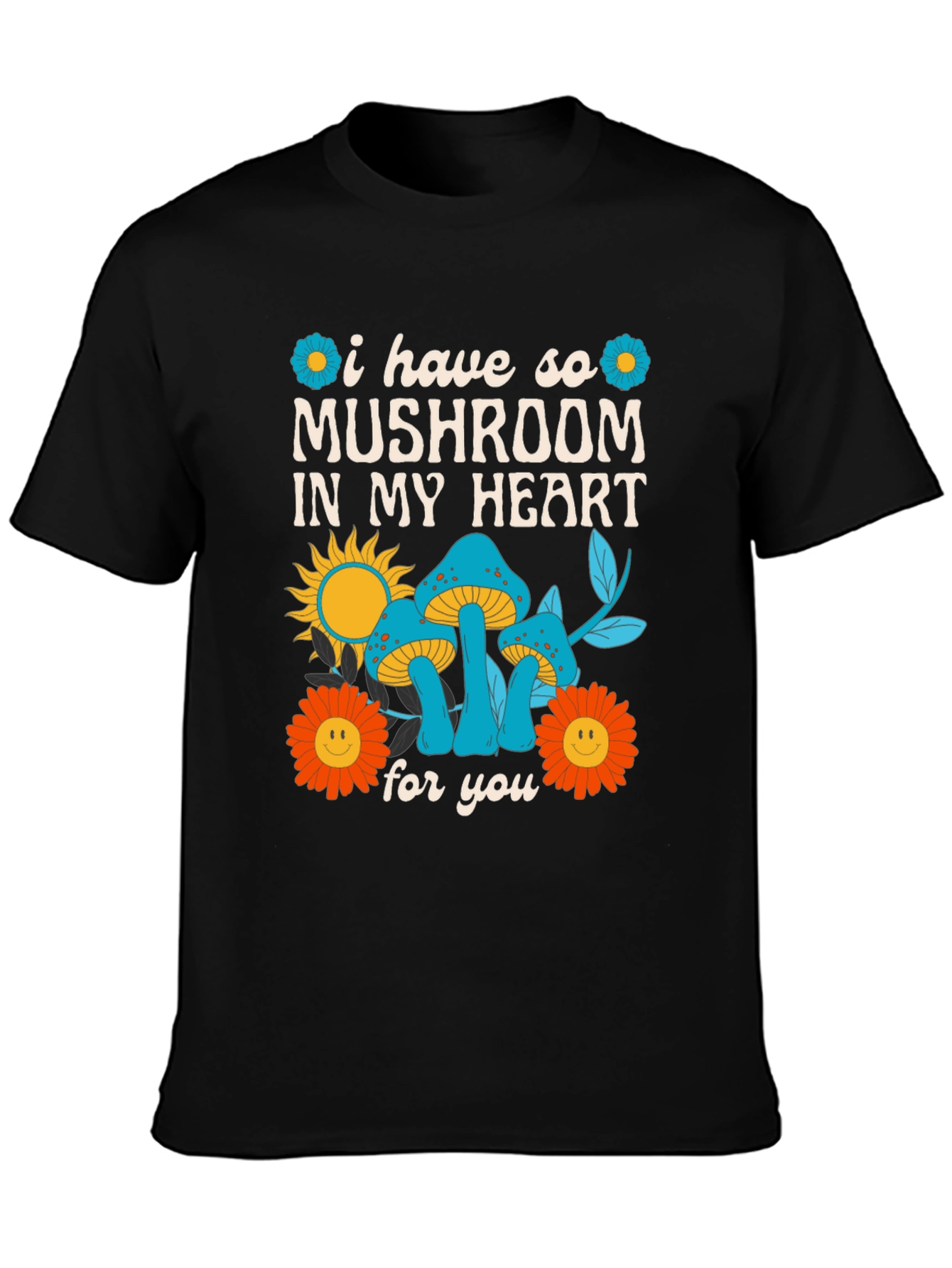 Mushroom Heart Graphic Tee