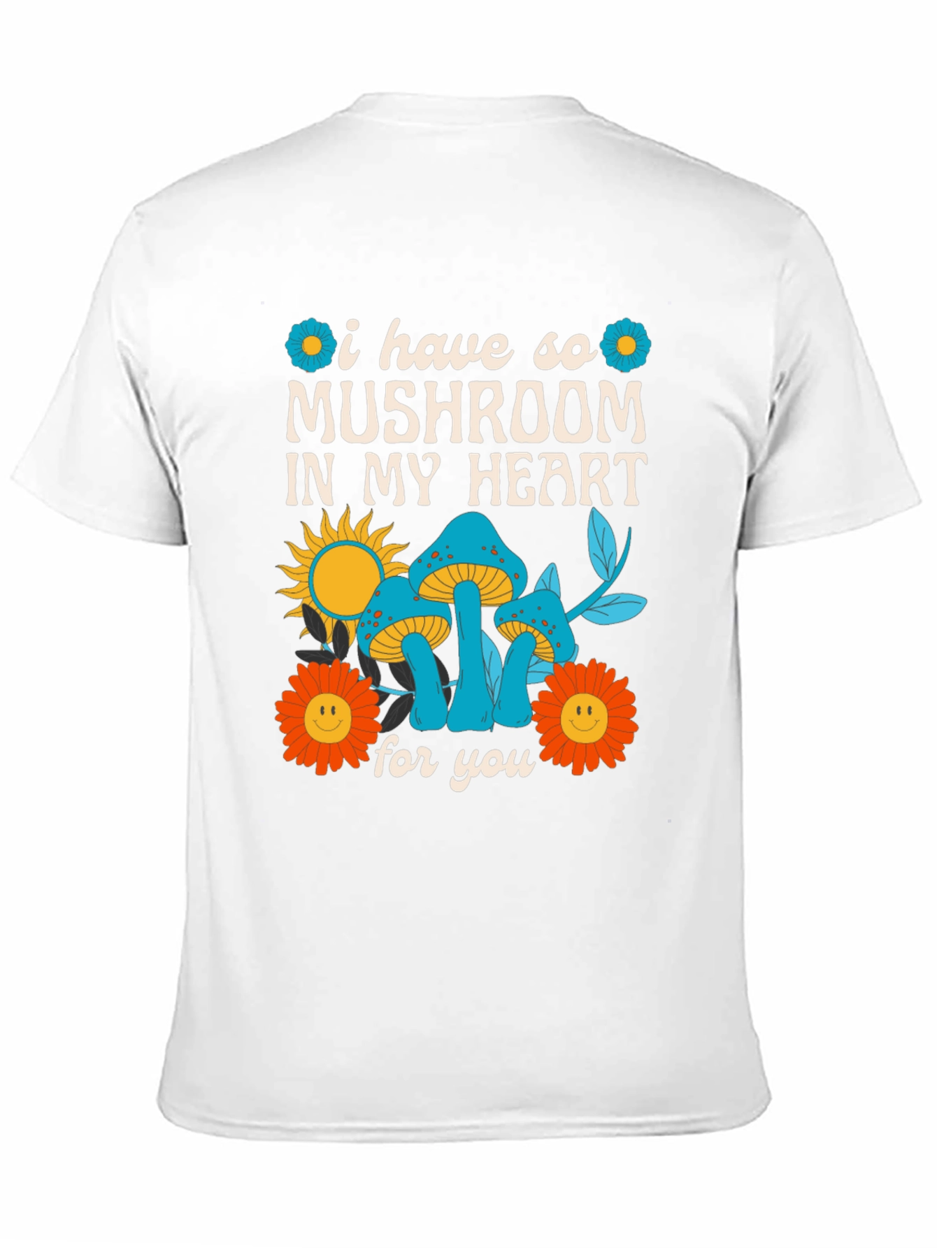 Mushroom Heart Graphic Tee
