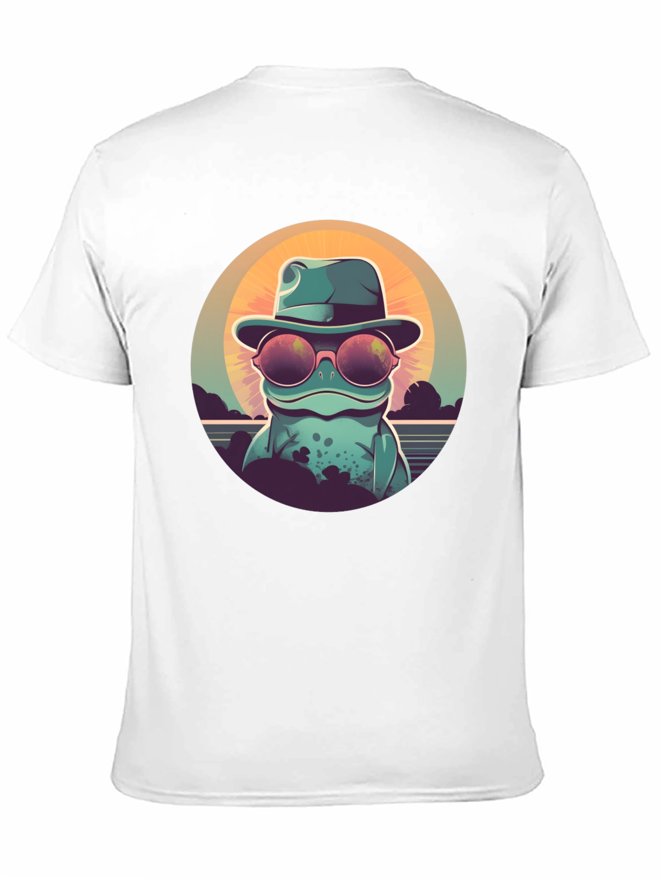 Cool Frog Graphic Tee - Unisex Black T-Shirt