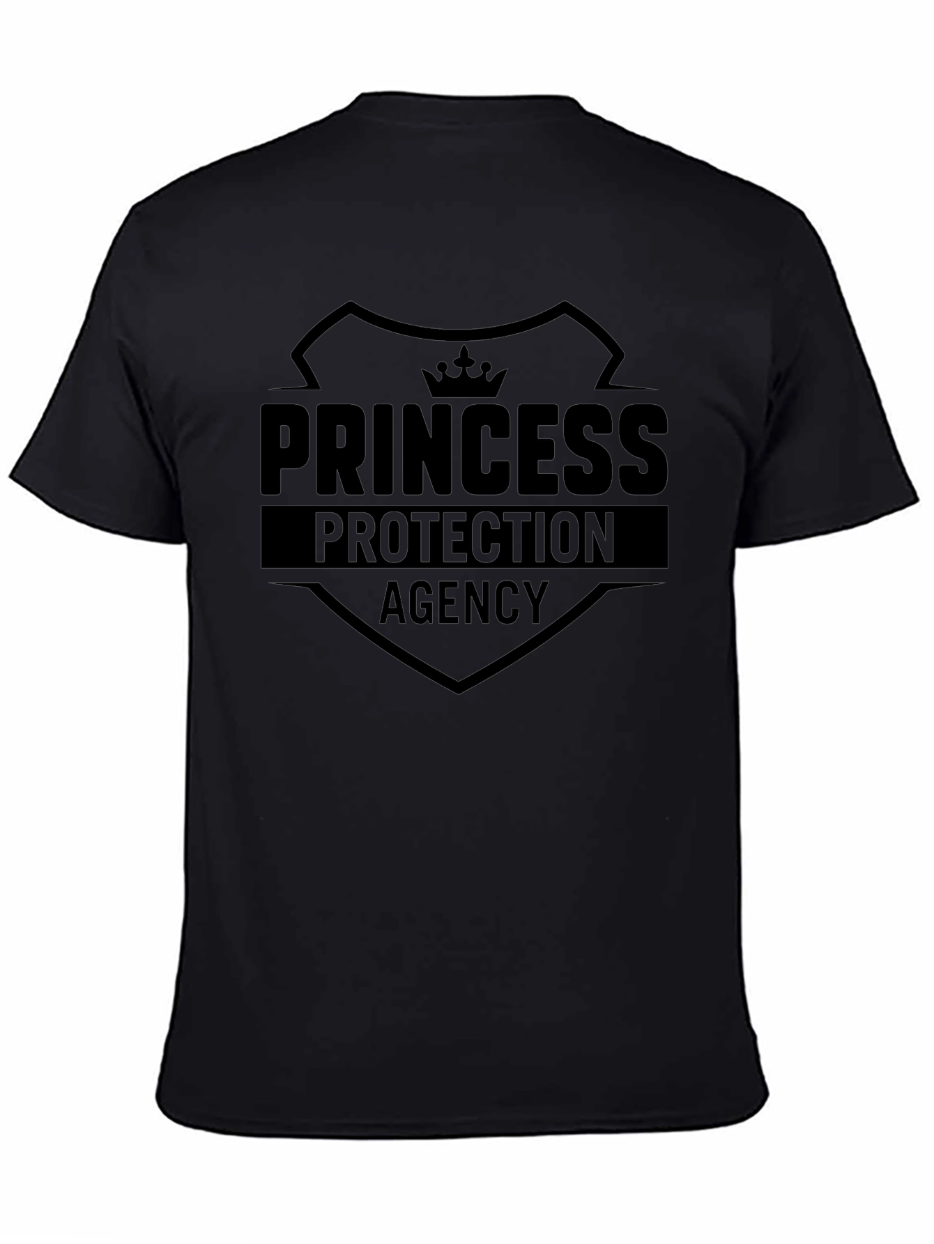 Princess Protection Agency Black T-Shirt