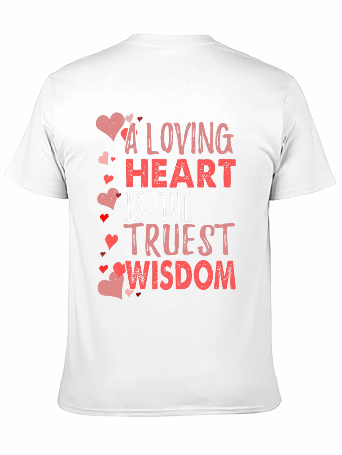 Loving Heart Wisdom Black T-Shirt