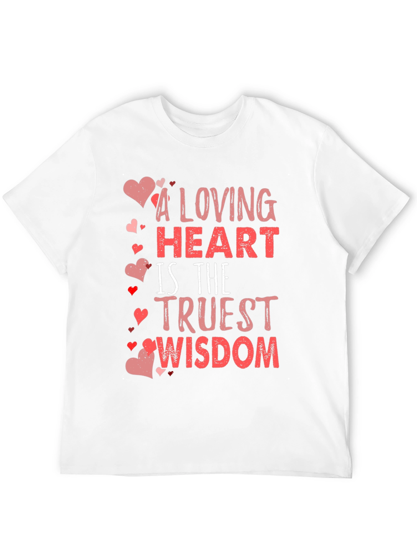 Loving Heart Wisdom Black T-Shirt