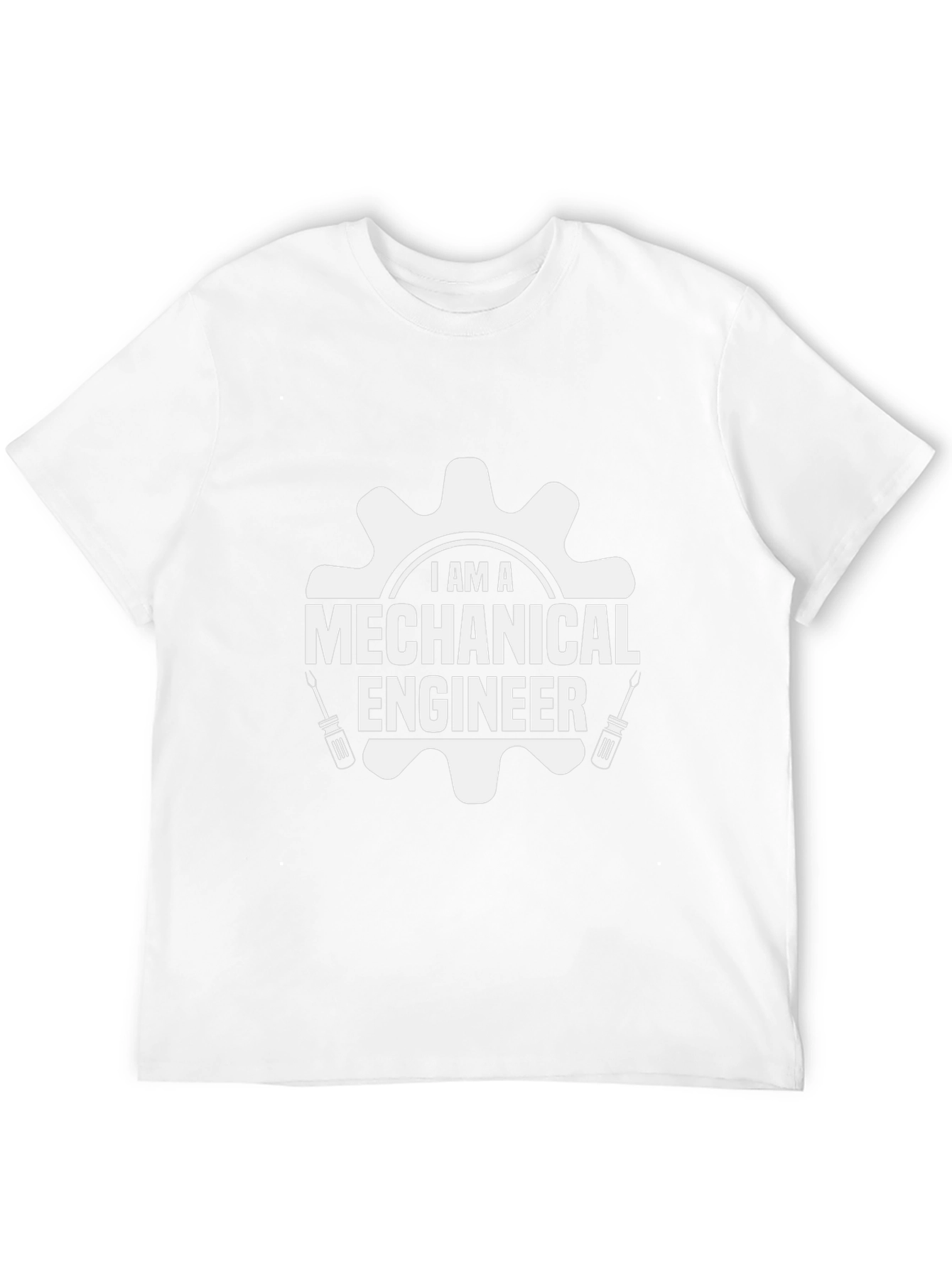 Mechanical Engineer T-Shirt - Black - Gear Design