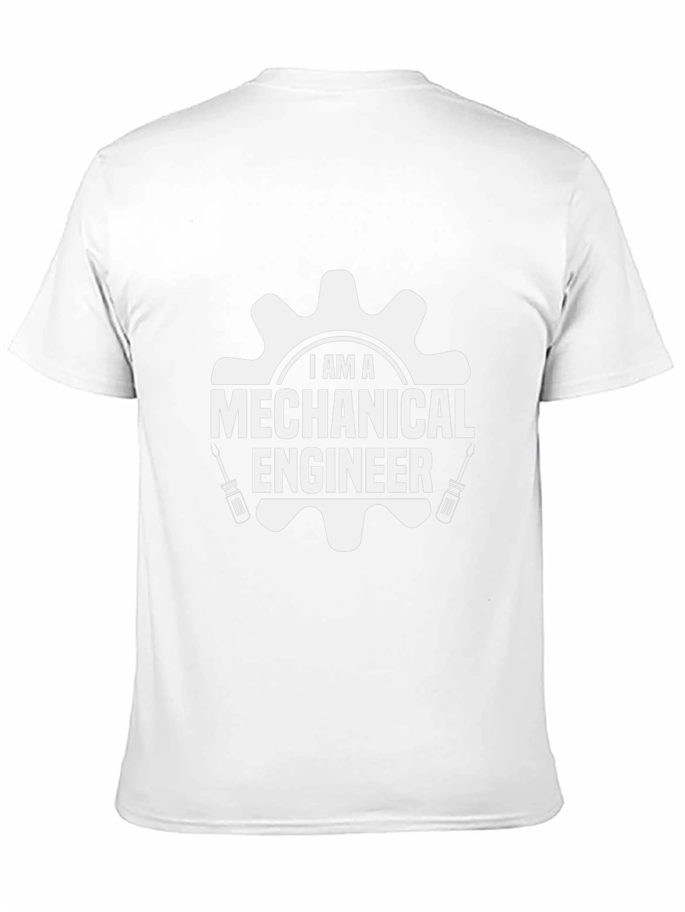 Mechanical Engineer T-Shirt - Black - Gear Design