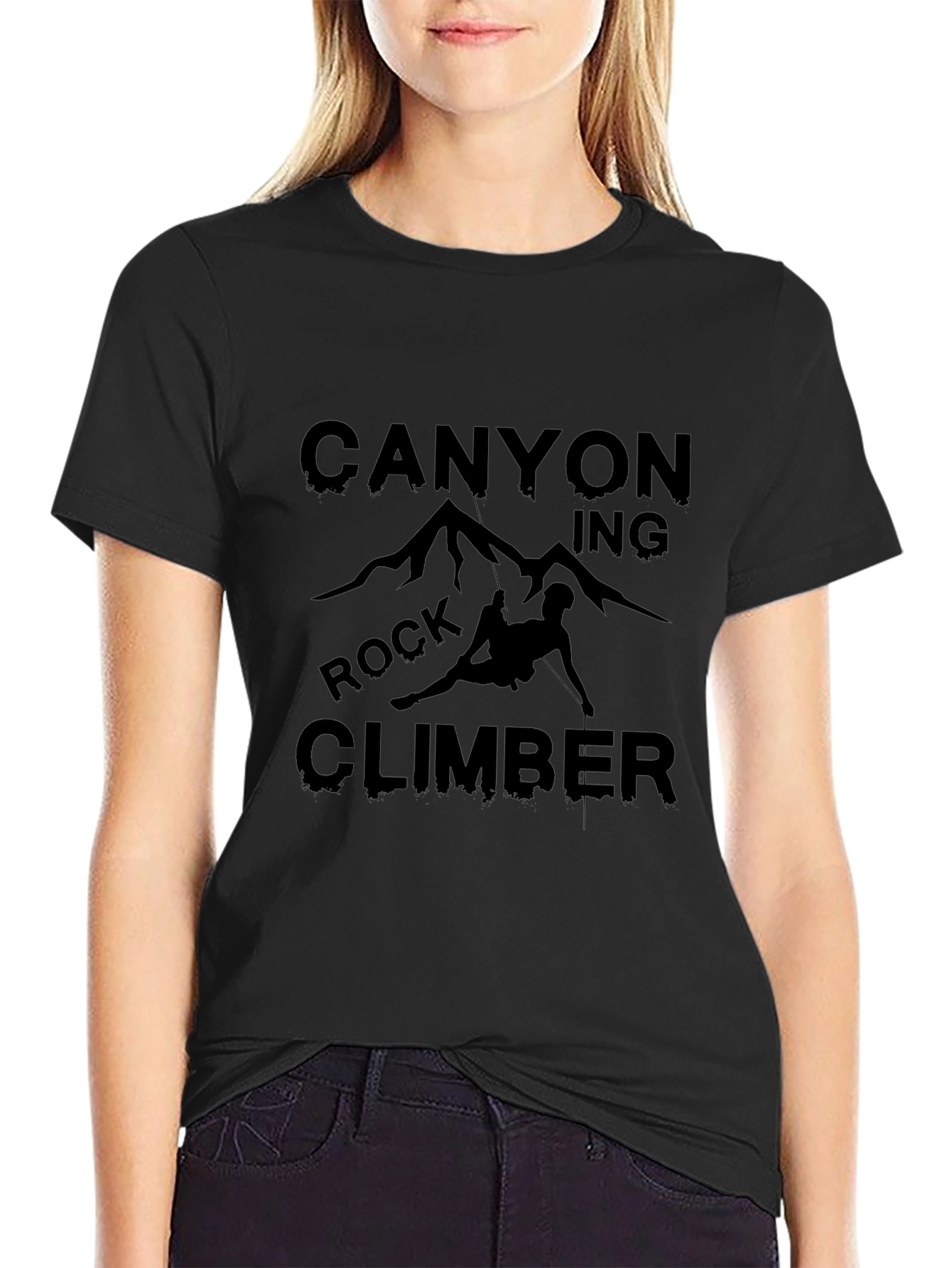 Canyon Rock Climber Graphic T-Shirt