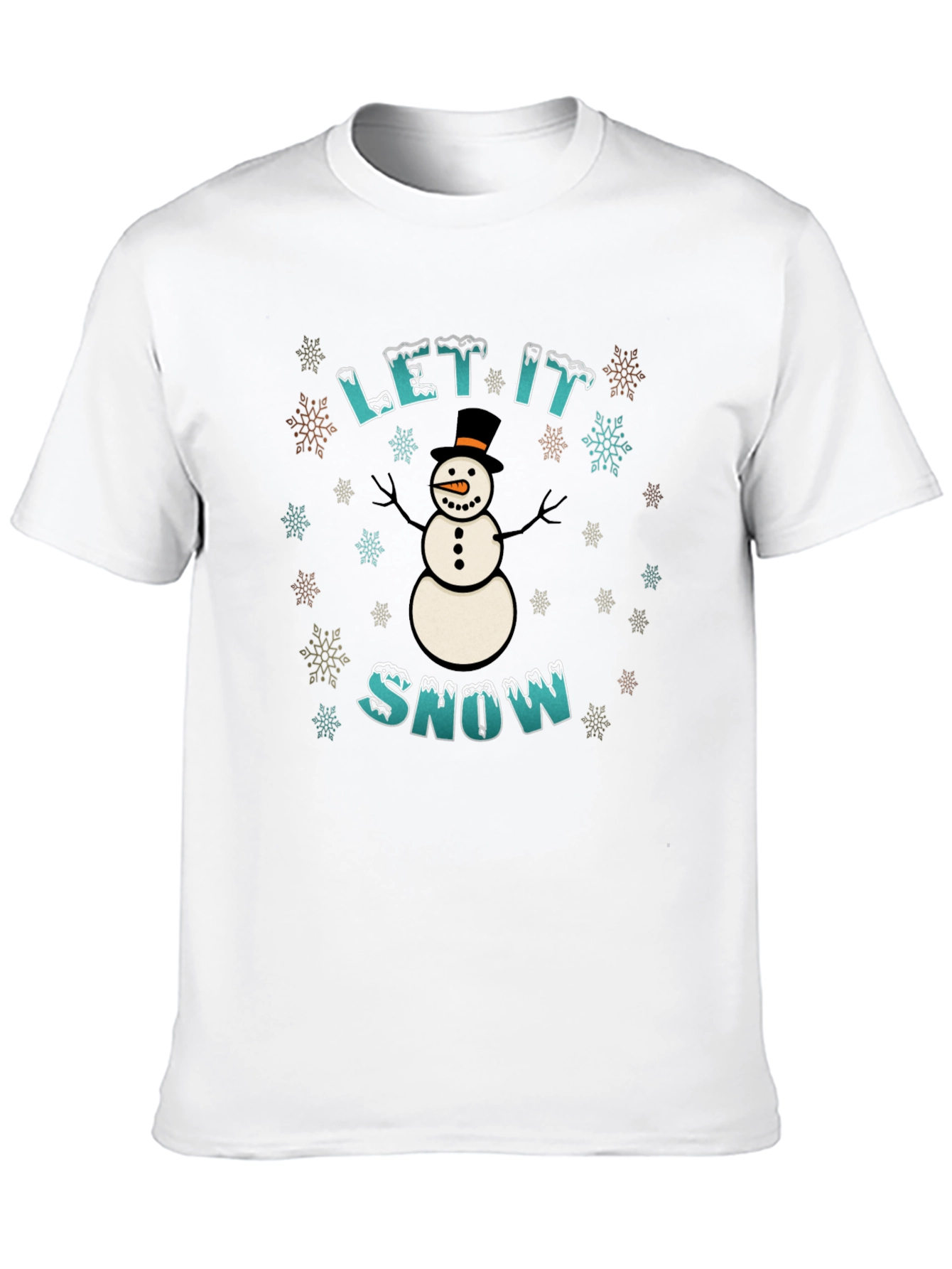 Let It Snow Graphic Tee - Winter Holiday T-Shirt