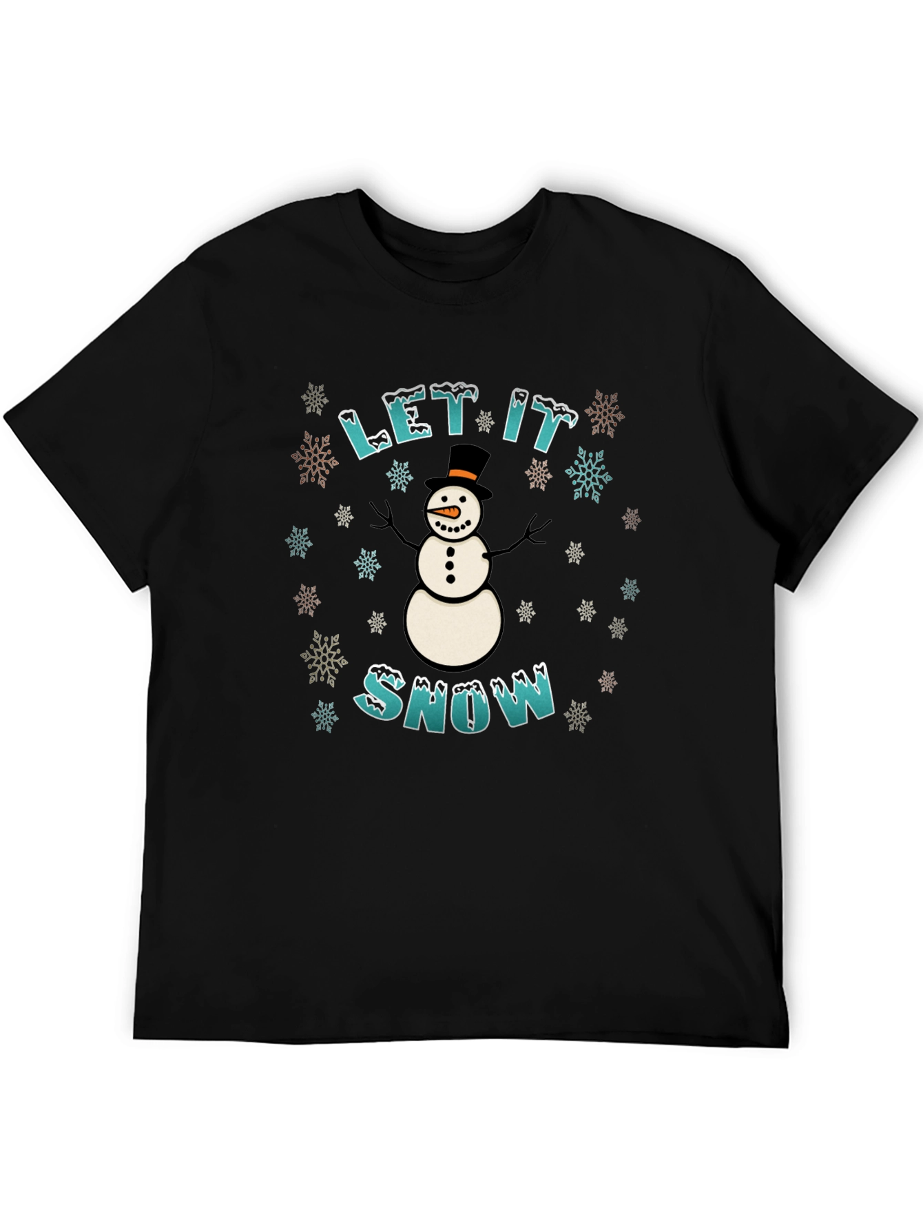 Let It Snow Graphic Tee - Winter Holiday T-Shirt