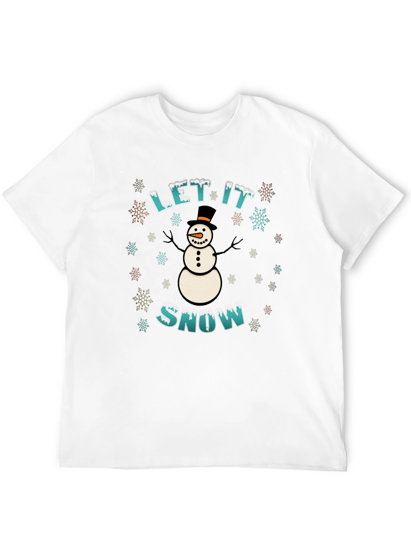 Let It Snow Graphic Tee - Winter Holiday T-Shirt