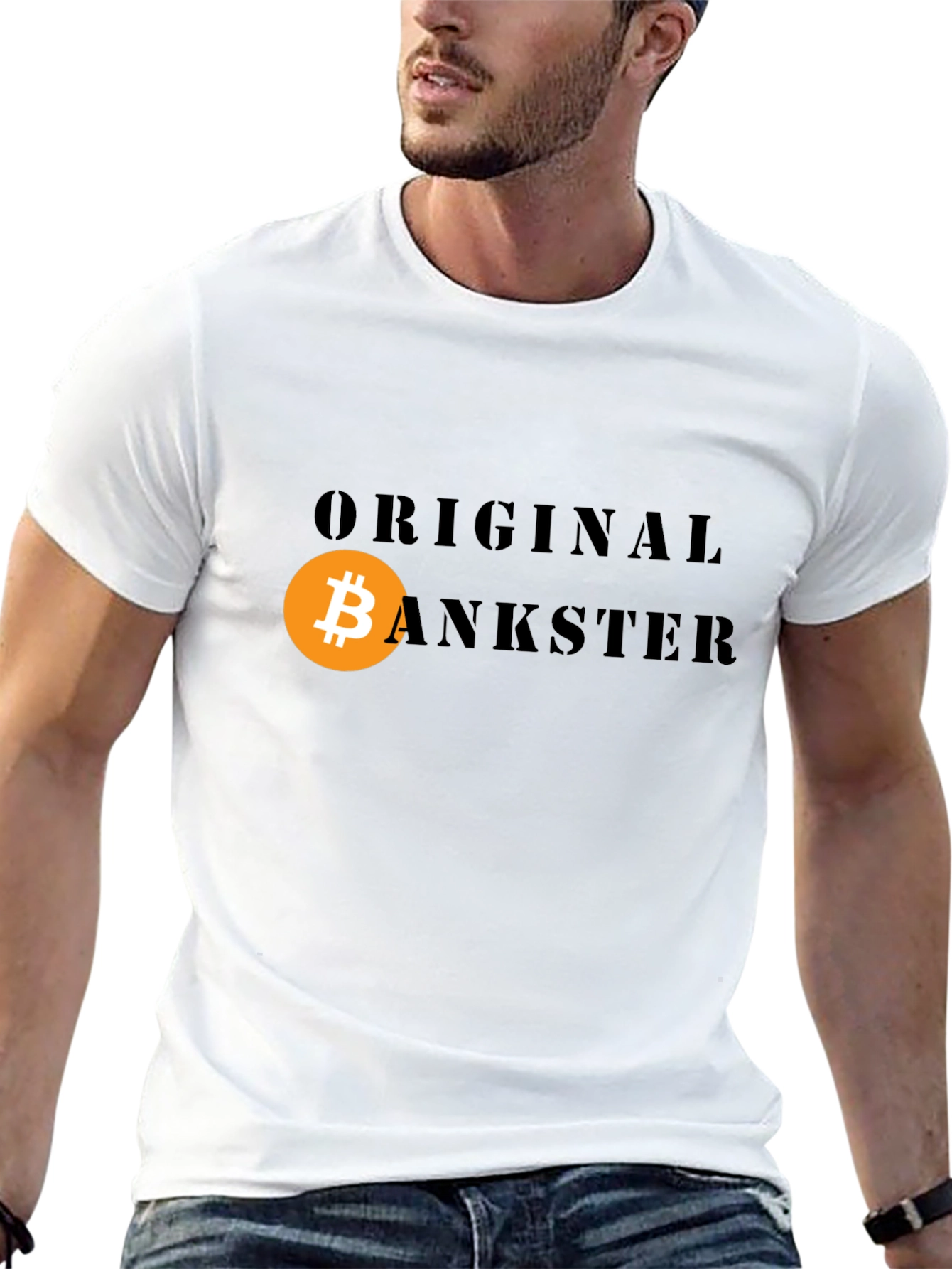Original Bankster Bitcoin T-Shirt - Crypto Currency Tee