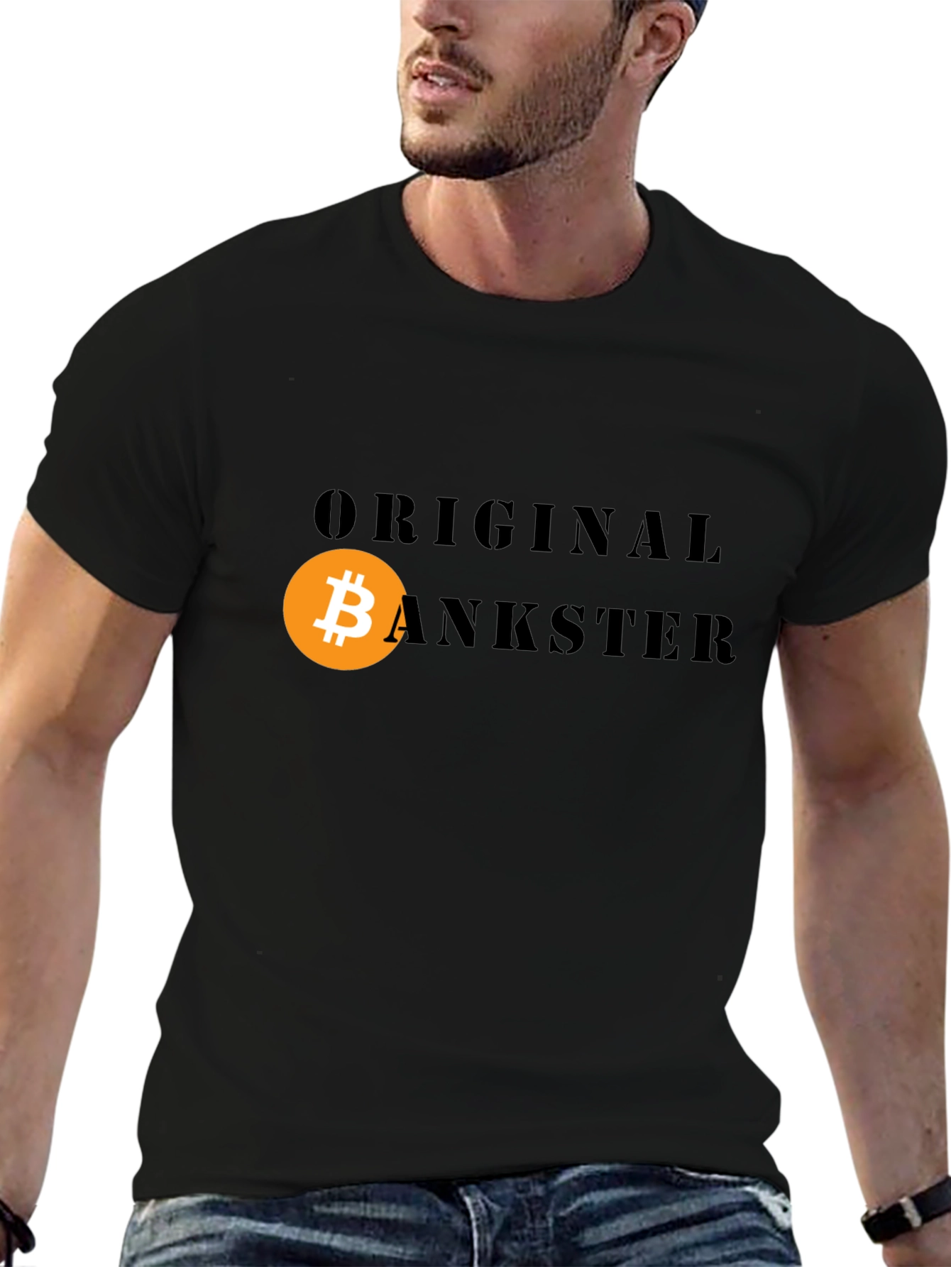 Original Bankster Bitcoin T-Shirt - Crypto Currency Tee