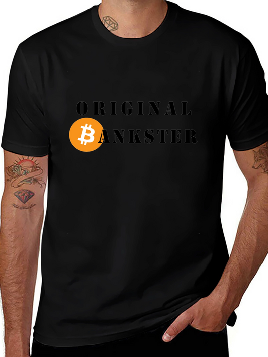 Original Bankster Bitcoin T-Shirt - Crypto Currency Tee
