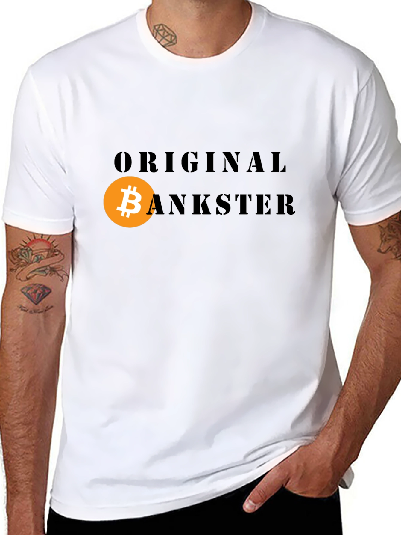 Original Bankster Bitcoin T-Shirt - Crypto Currency Tee