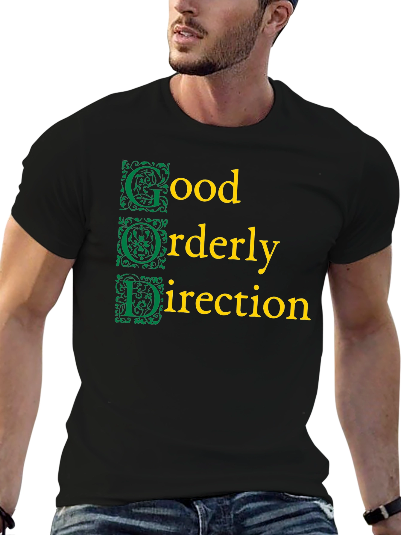 Good Orderly Direction Graphic T-Shirt