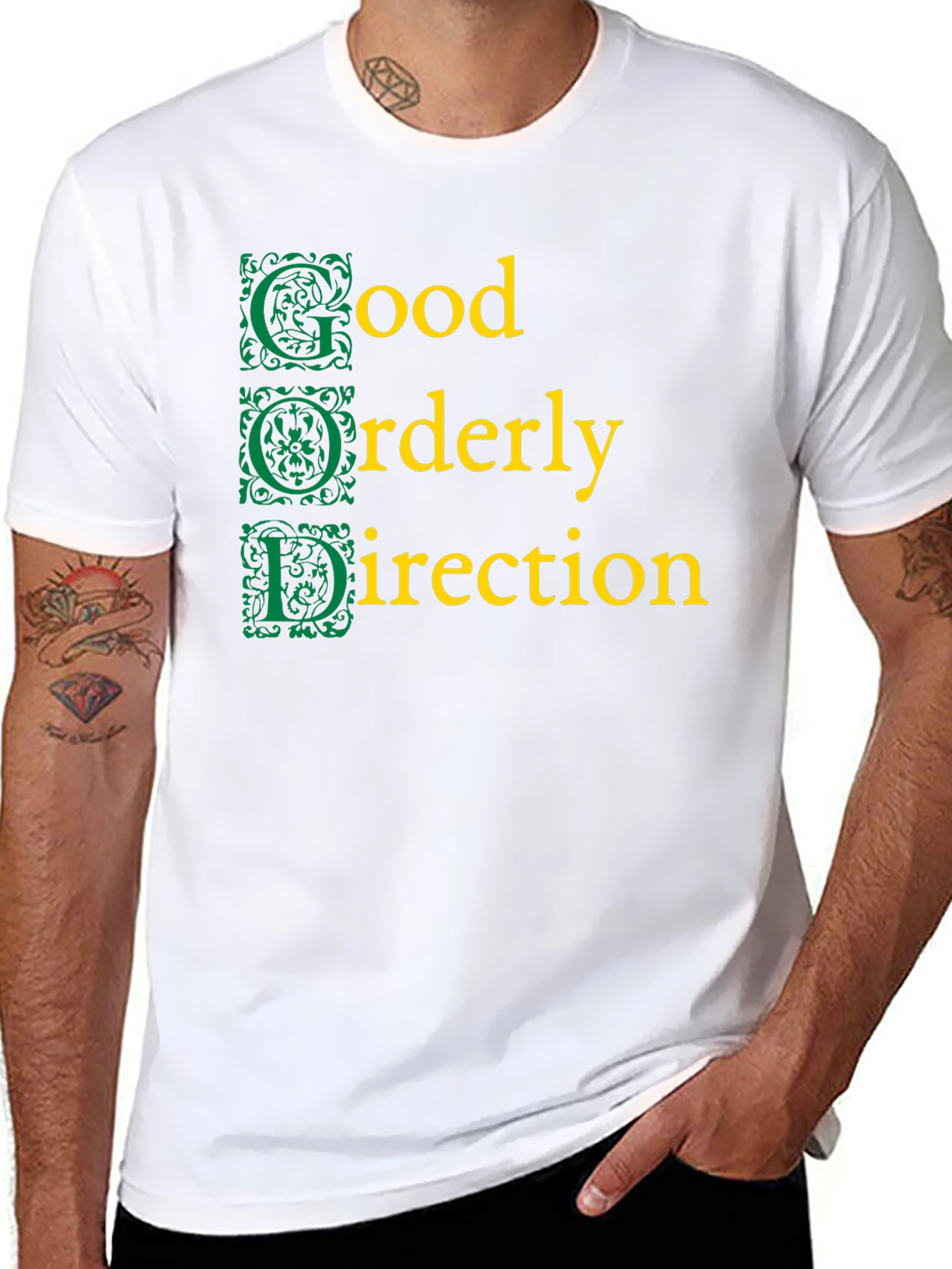 Good Orderly Direction Graphic T-Shirt