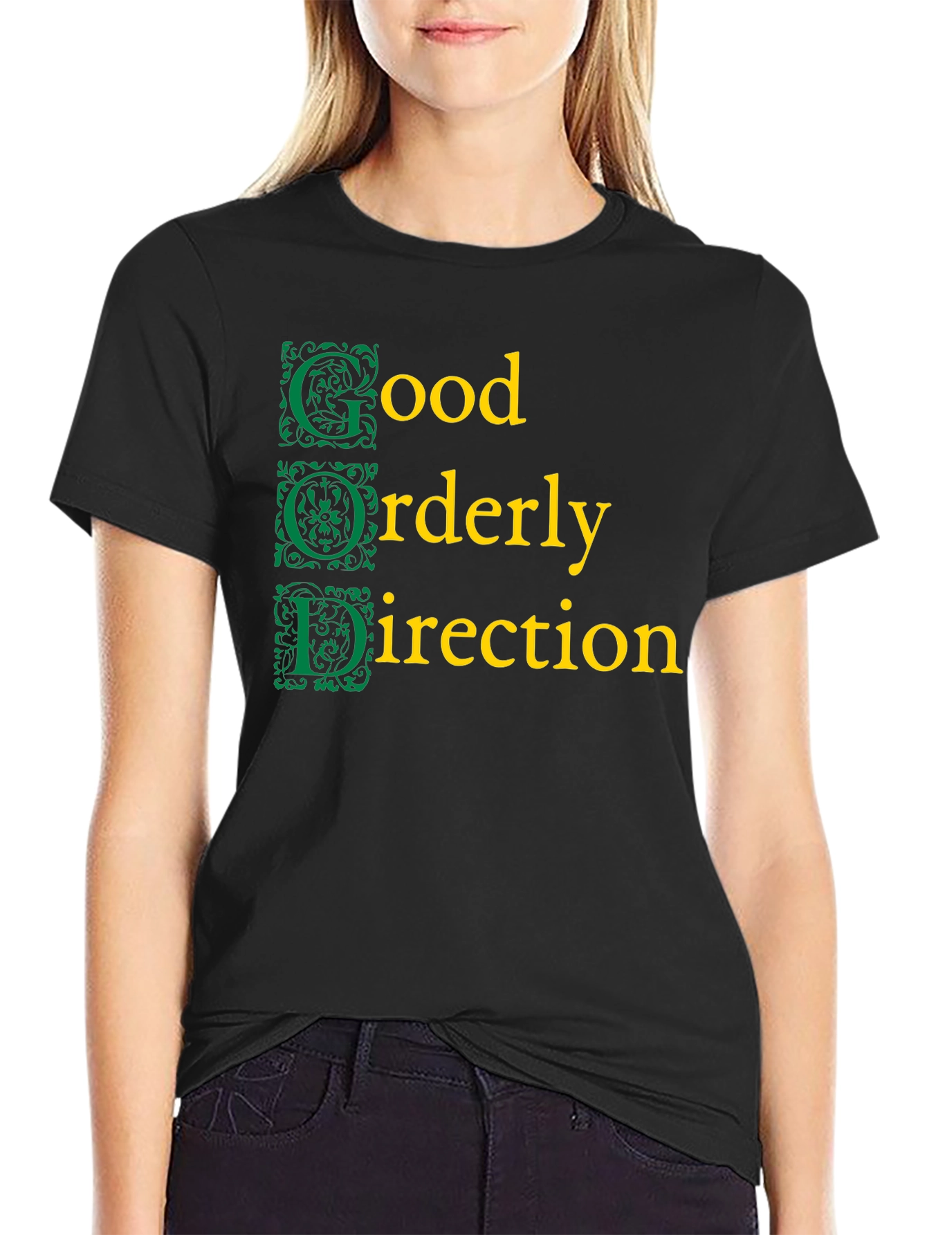 Good Orderly Direction Graphic T-Shirt