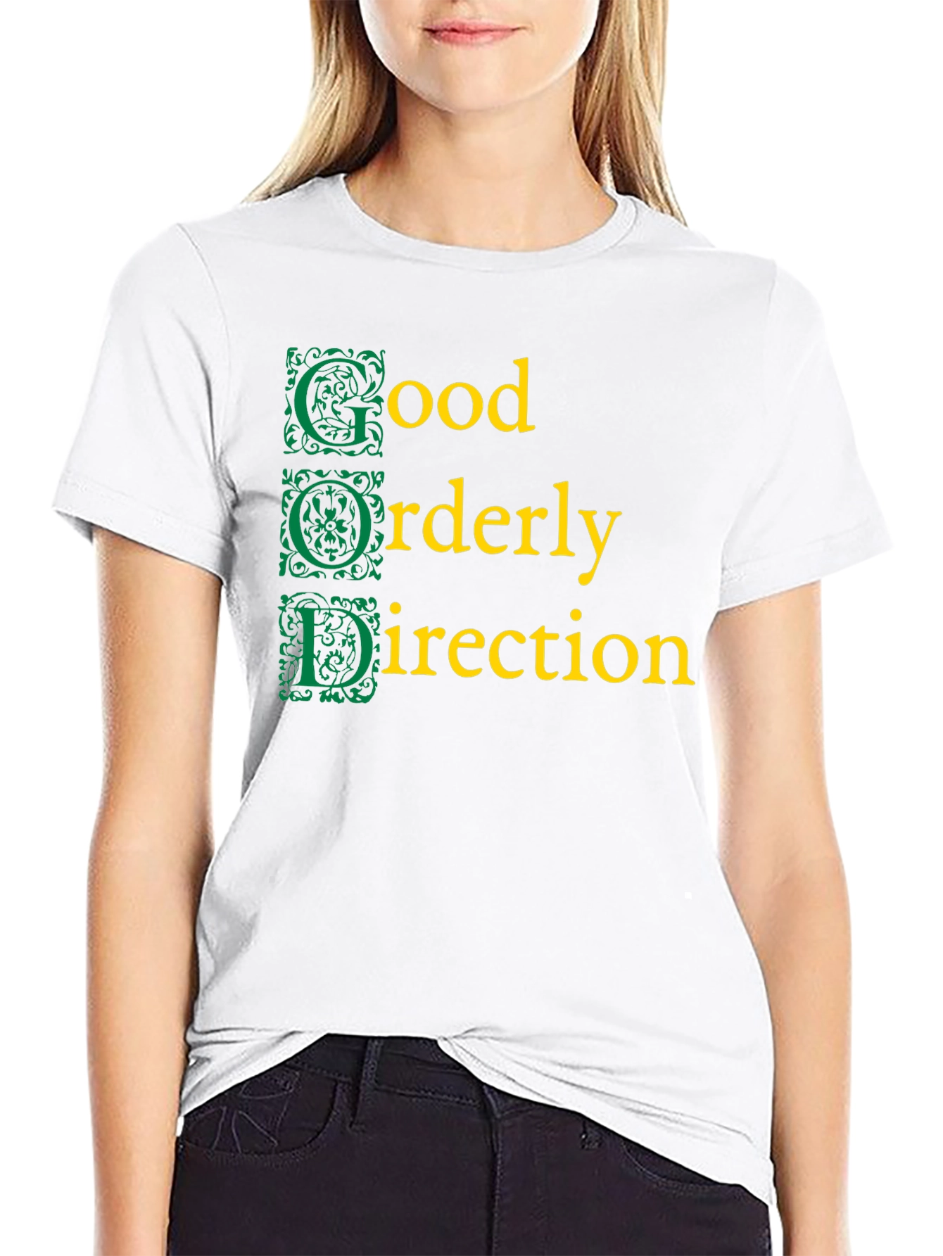 Good Orderly Direction Graphic T-Shirt