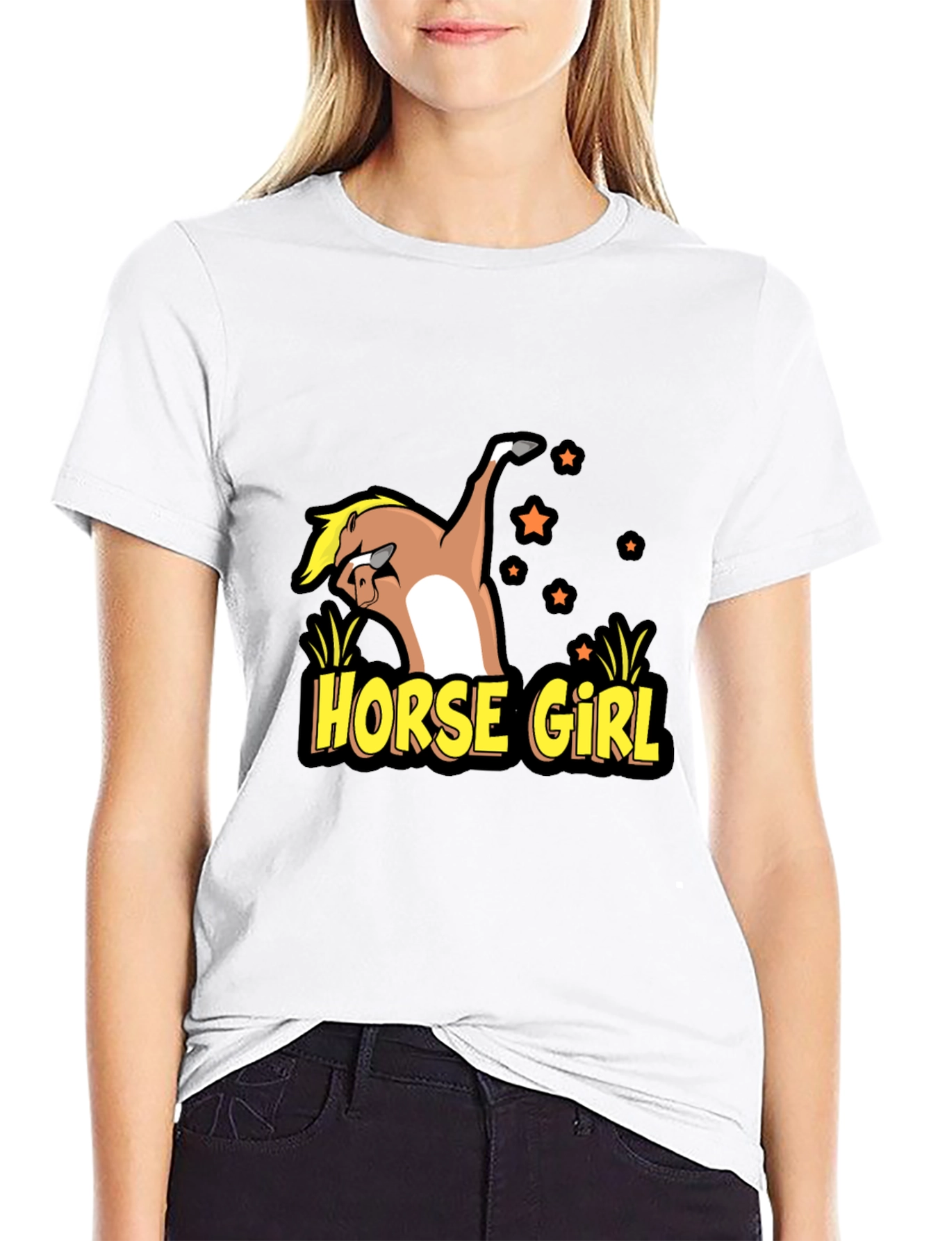 Horse Girl Graphic T-Shirt
