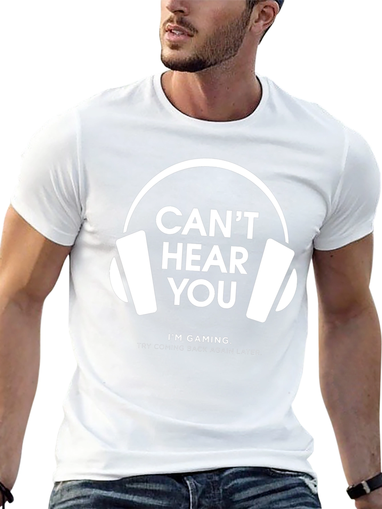 Cant Hear You Gaming T-Shirt | Gamer Gift