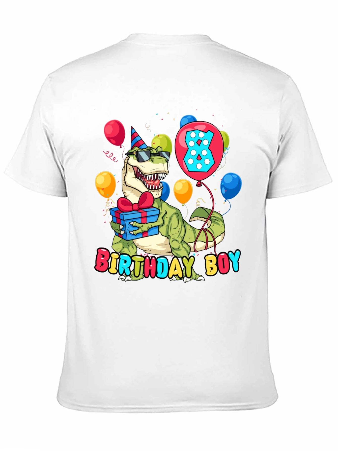 Birthday Boy Dinosaur T-Shirt