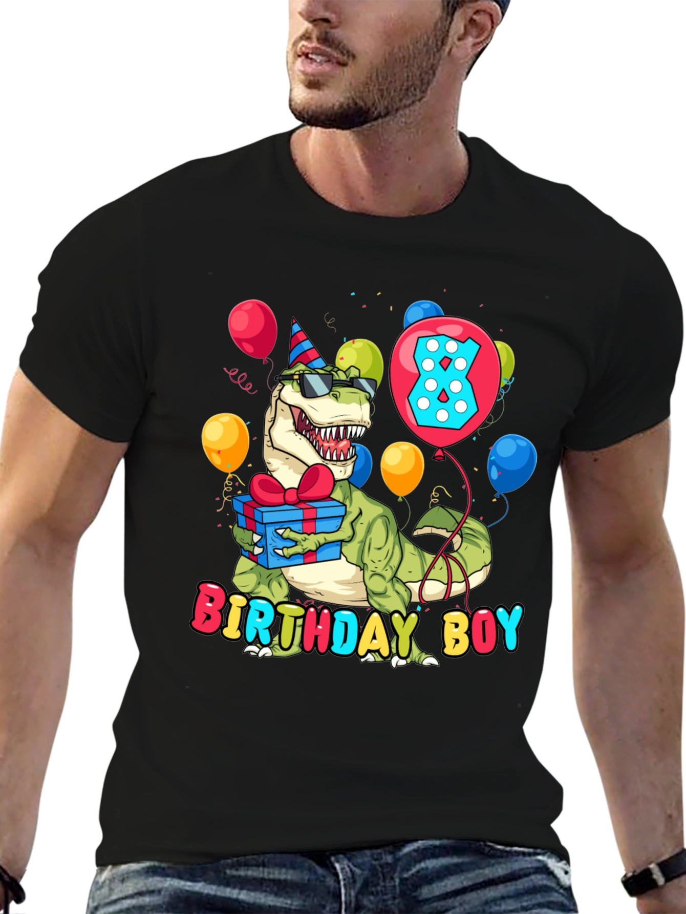 Birthday Boy Dinosaur T-Shirt