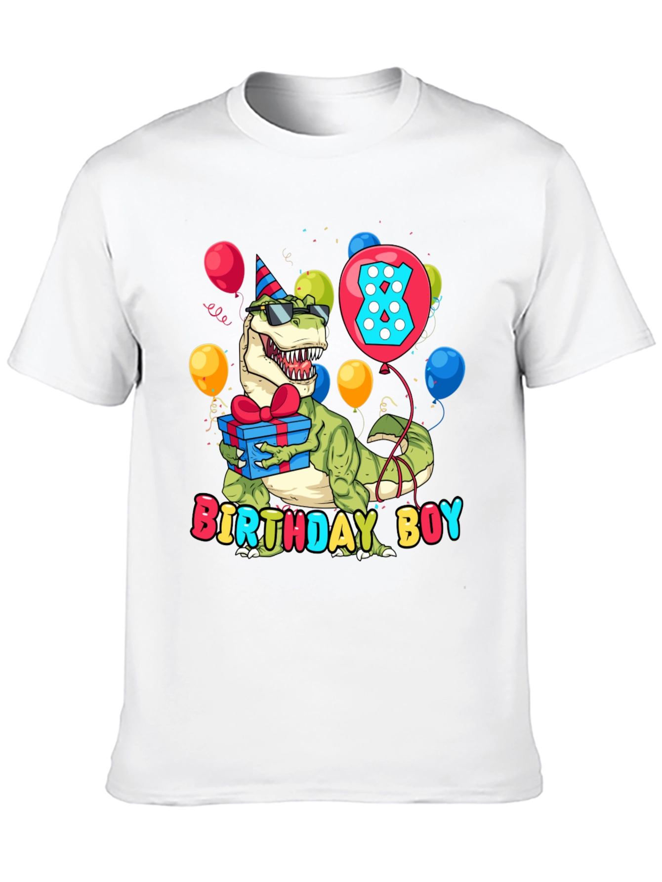 Birthday Boy Dinosaur T-Shirt