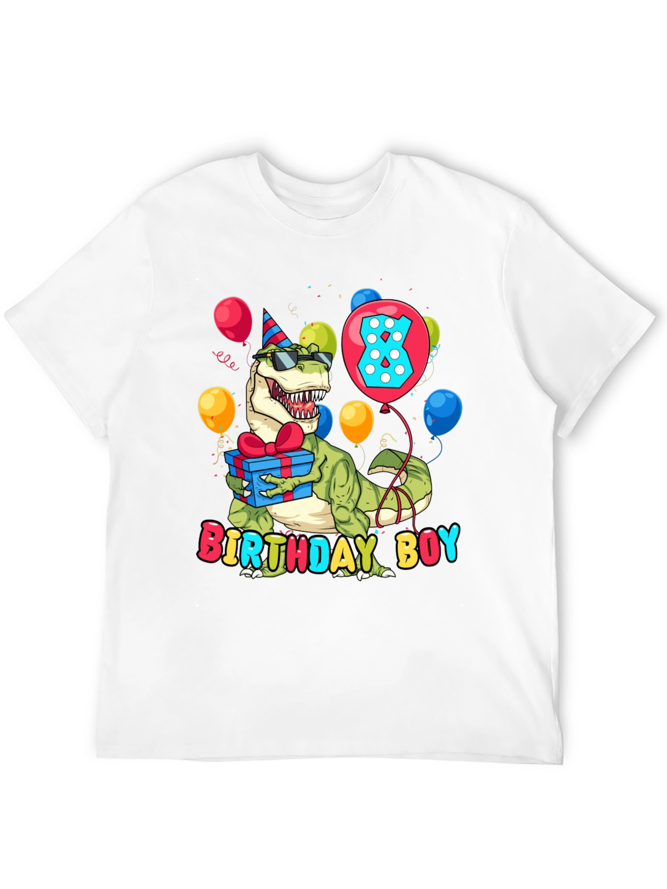 Birthday Boy Dinosaur T-Shirt