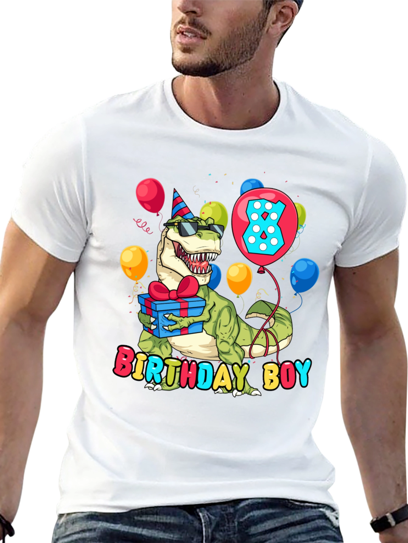 Birthday Boy Dinosaur T-Shirt