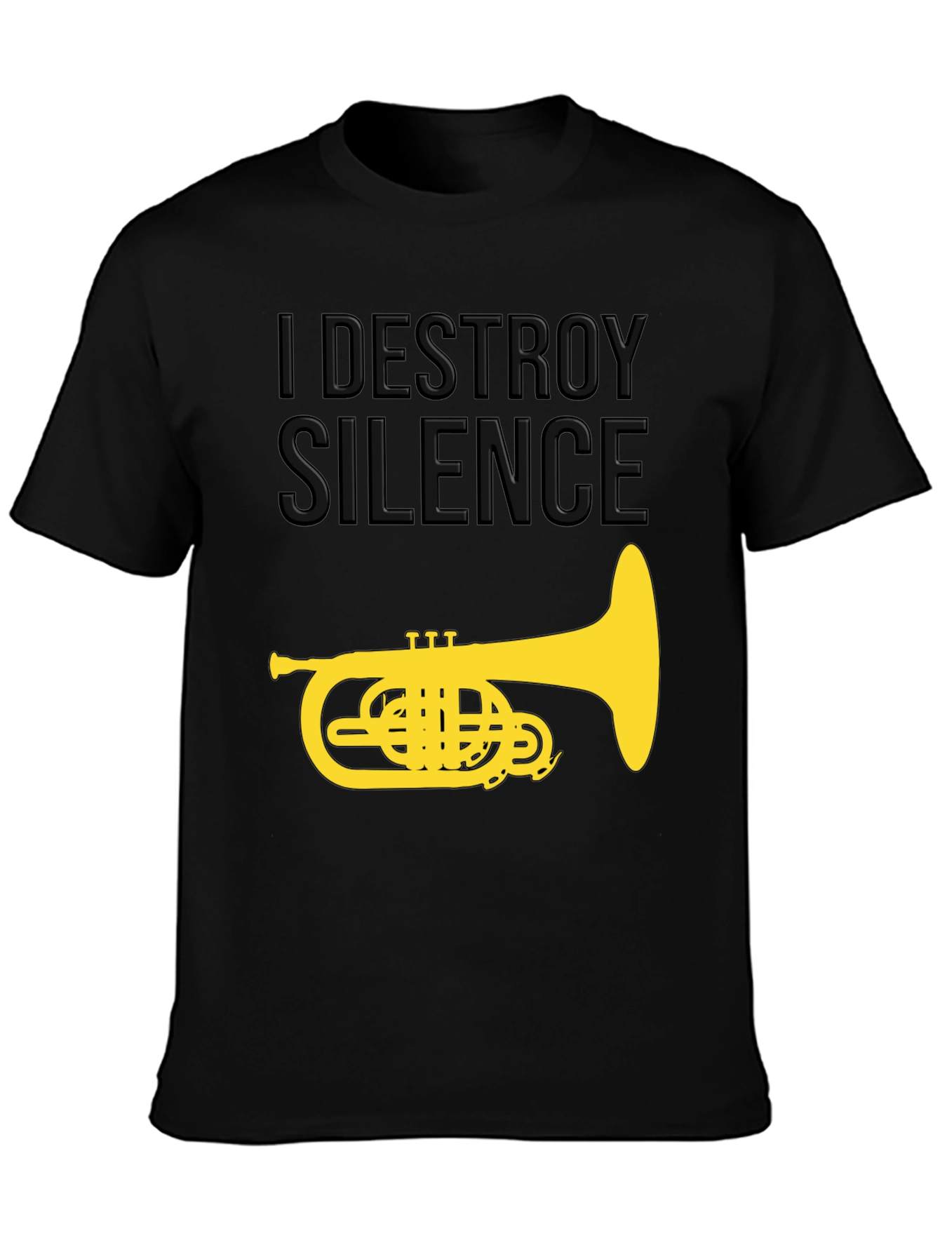 I Destroy Silence T-Shirt - Music Humor