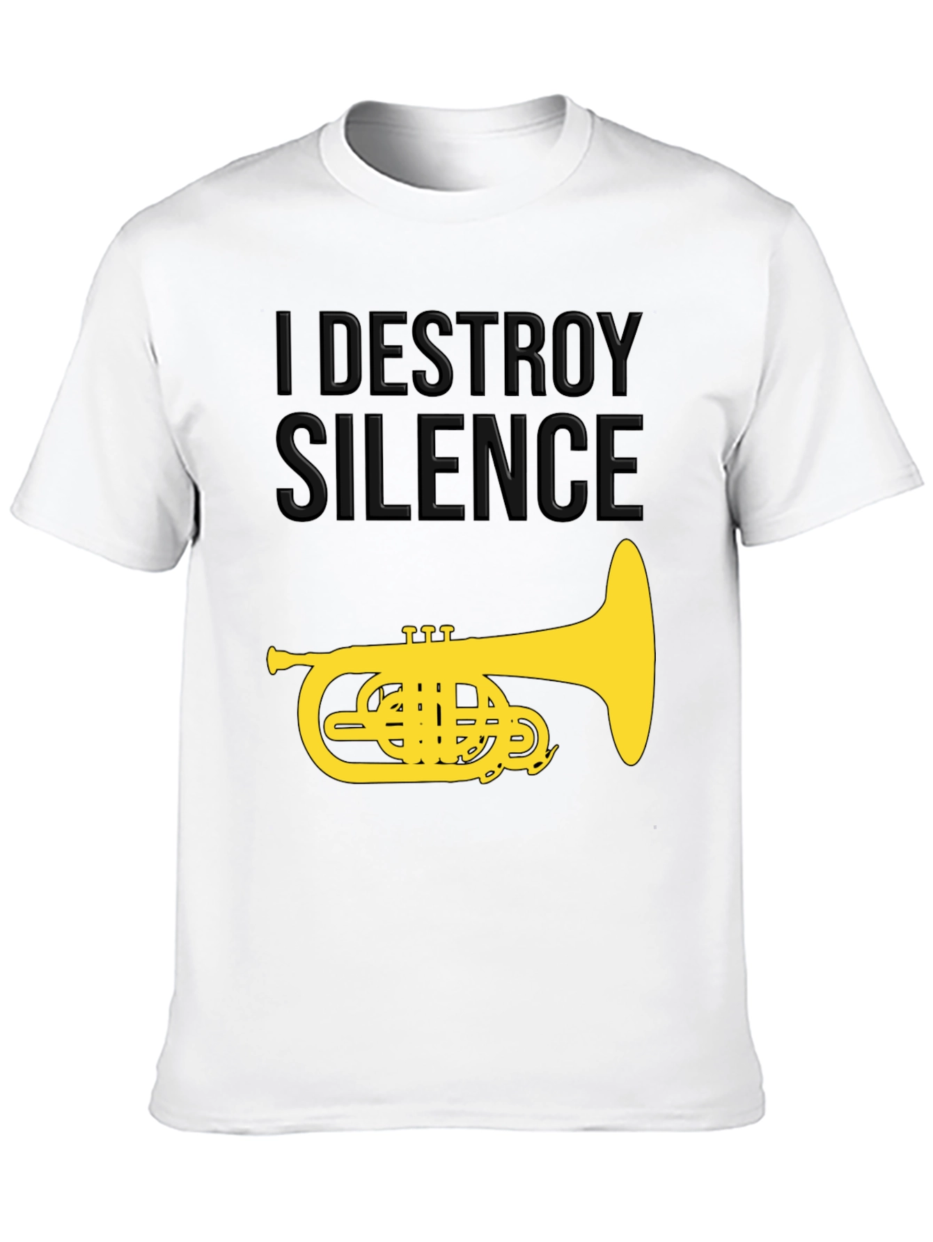 I Destroy Silence T-Shirt - Music Humor