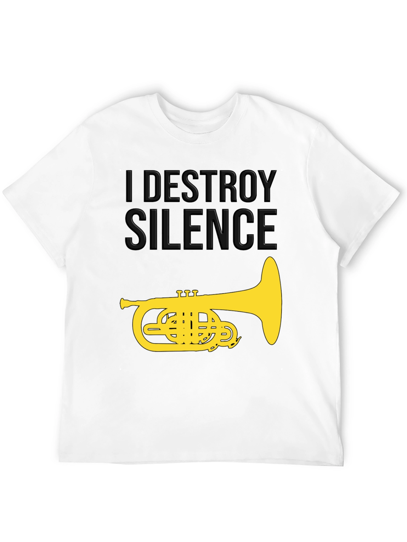 I Destroy Silence T-Shirt - Music Humor
