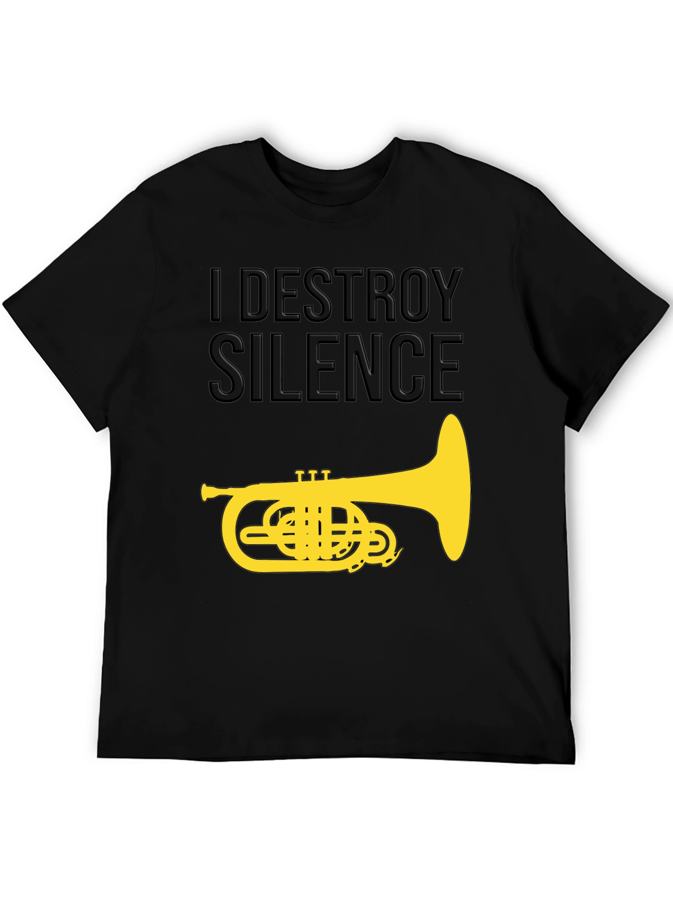 I Destroy Silence T-Shirt - Music Humor