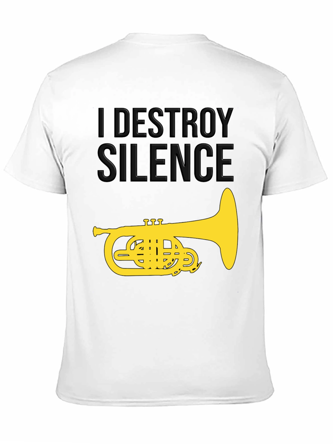 I Destroy Silence T-Shirt - Music Humor