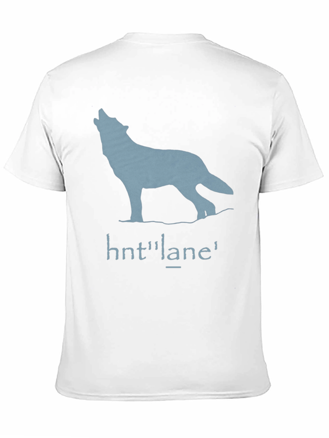 Wolf Graphic Print T-Shirt - Black