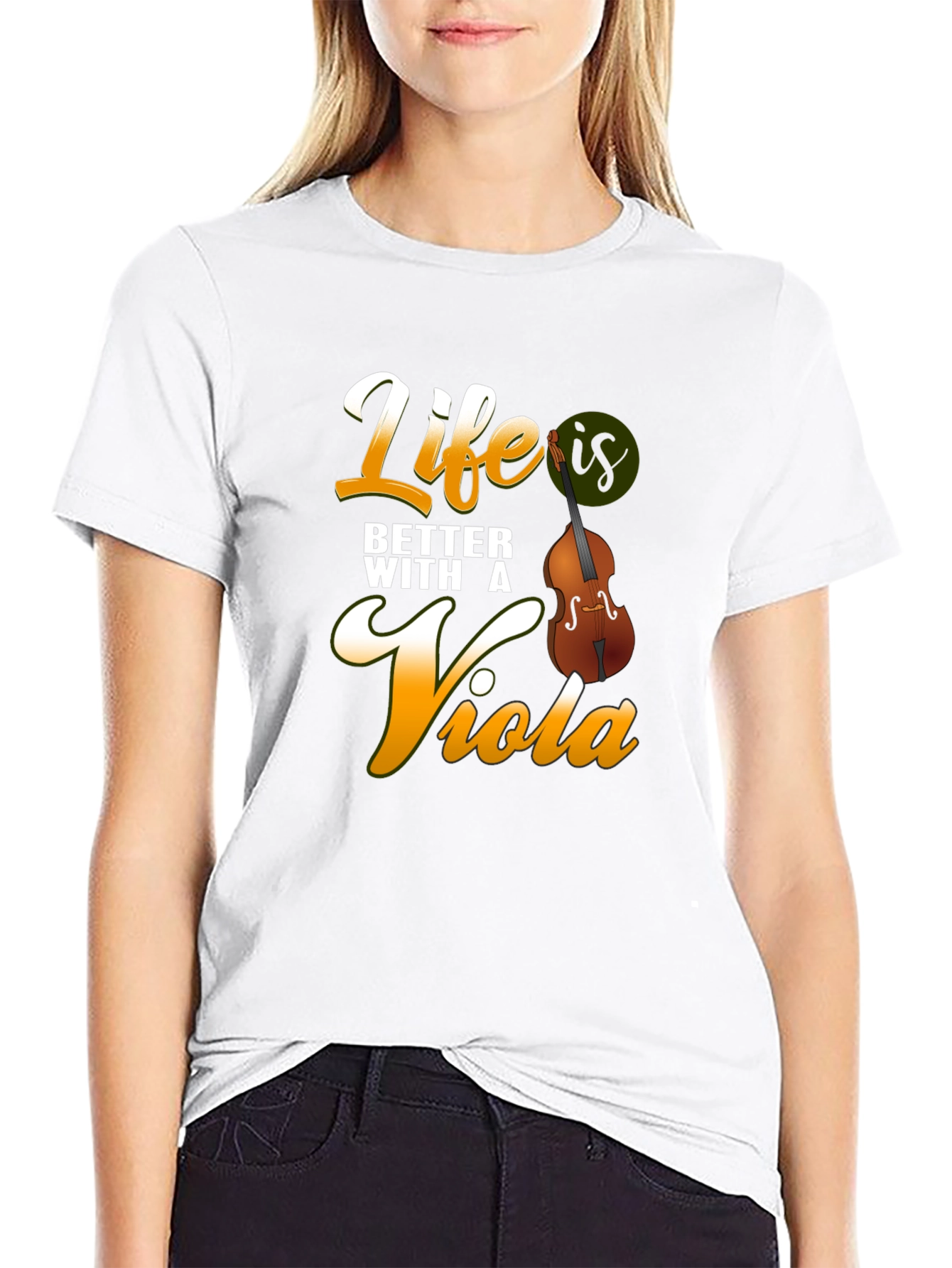 Life is Better with a Viola T-Shirt