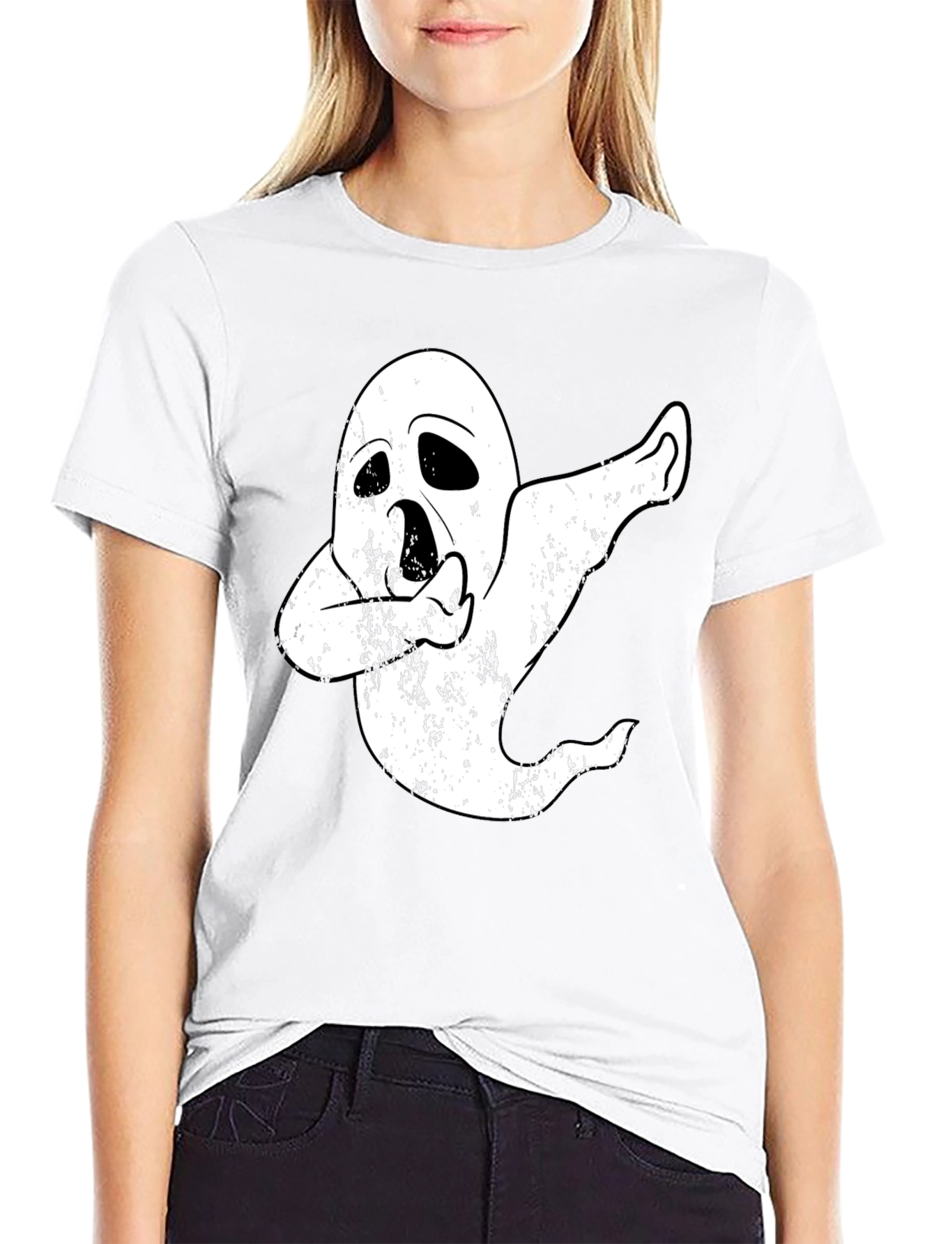 Dabbing Ghost T-Shirt - Halloween Costume Tee
