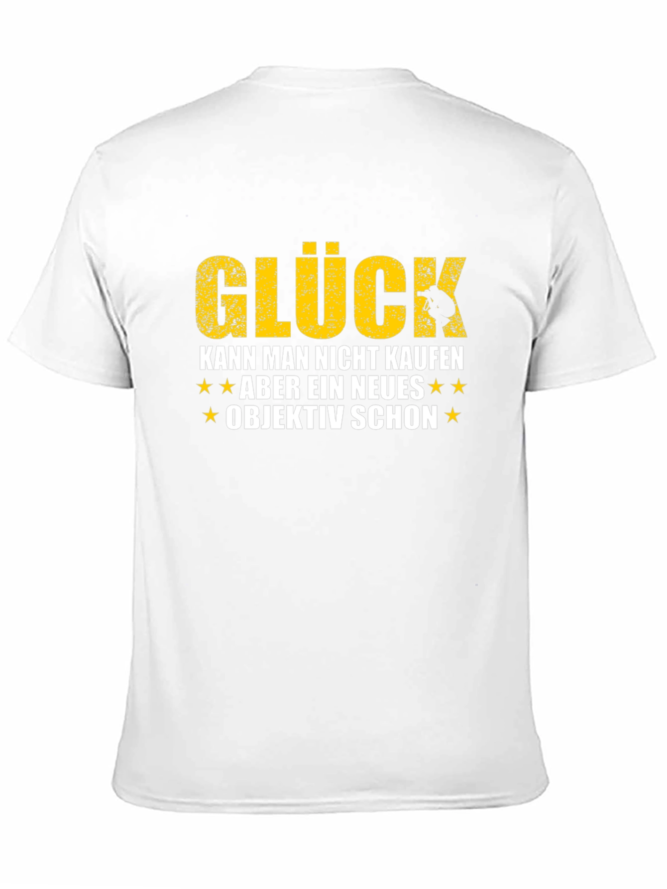 Gluck T-Shirt - Happiness Photo Quote - Photographer Gift
