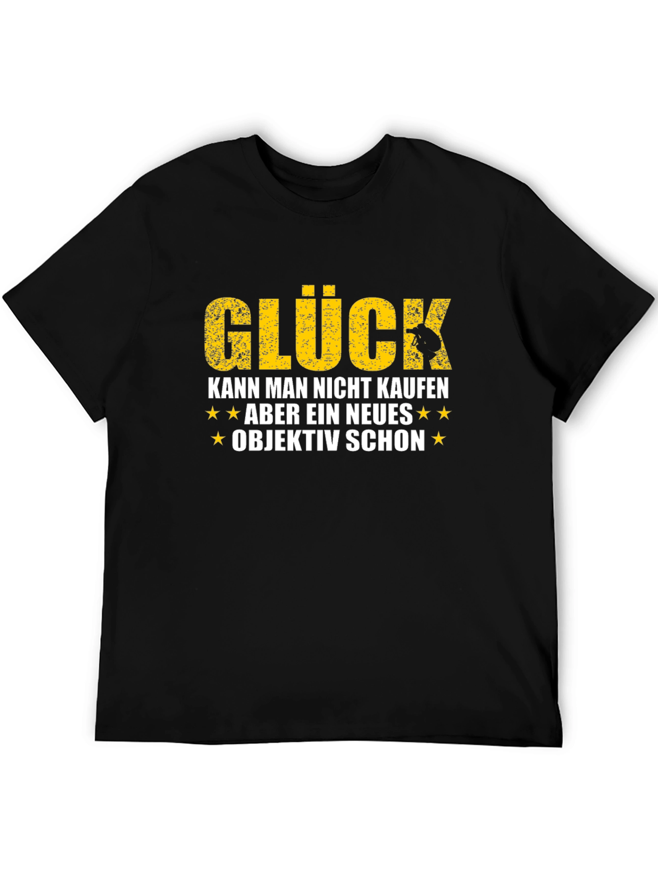 Gluck T-Shirt - Happiness Photo Quote - Photographer Gift