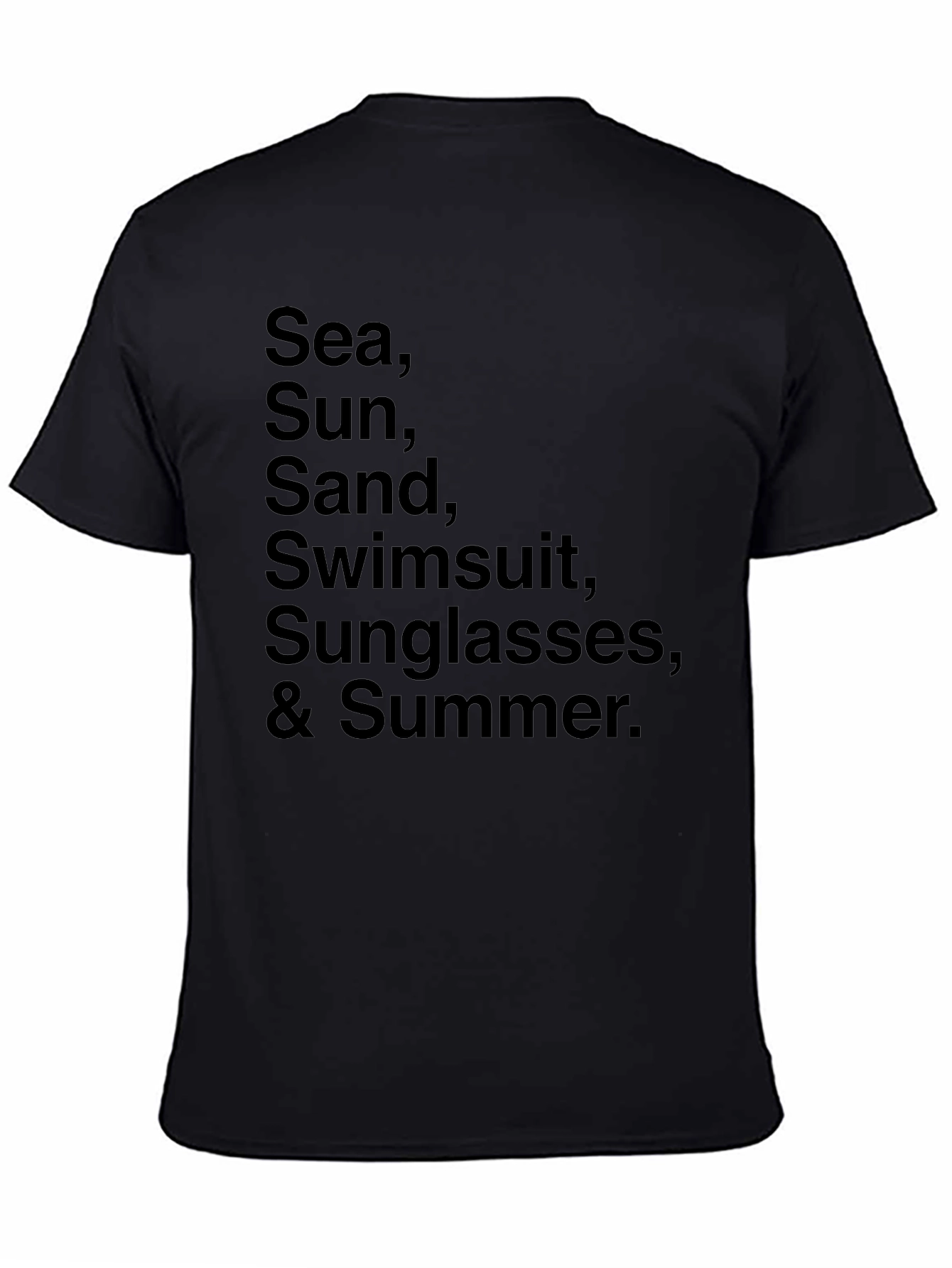Summer Essentials Black T-Shirt