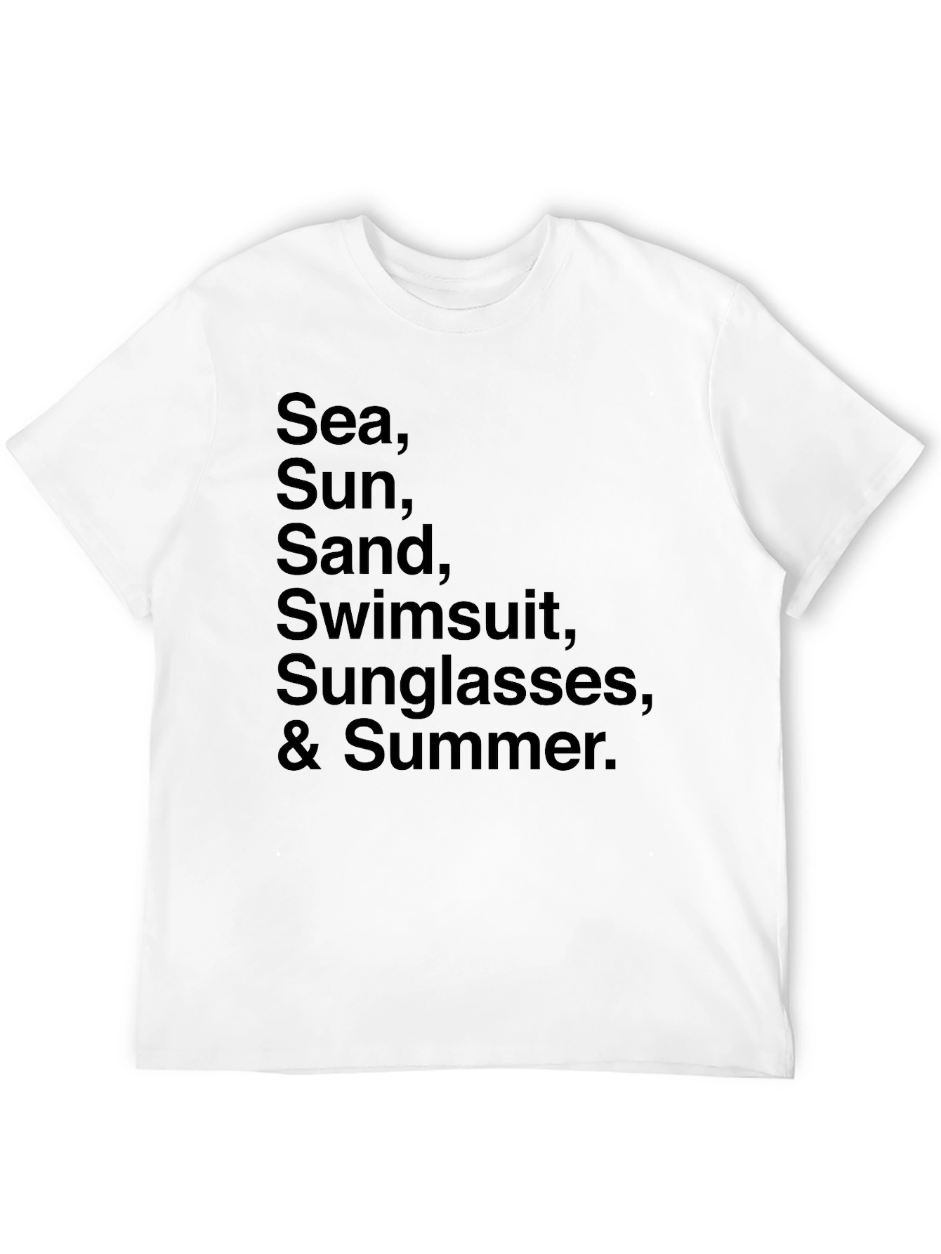 Summer Essentials Black T-Shirt