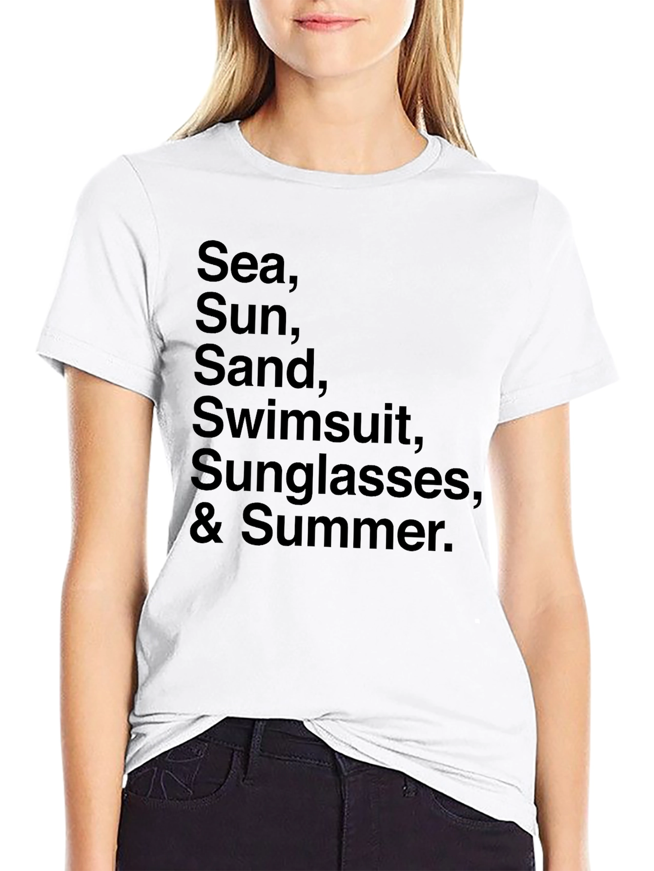 Summer Essentials Black T-Shirt
